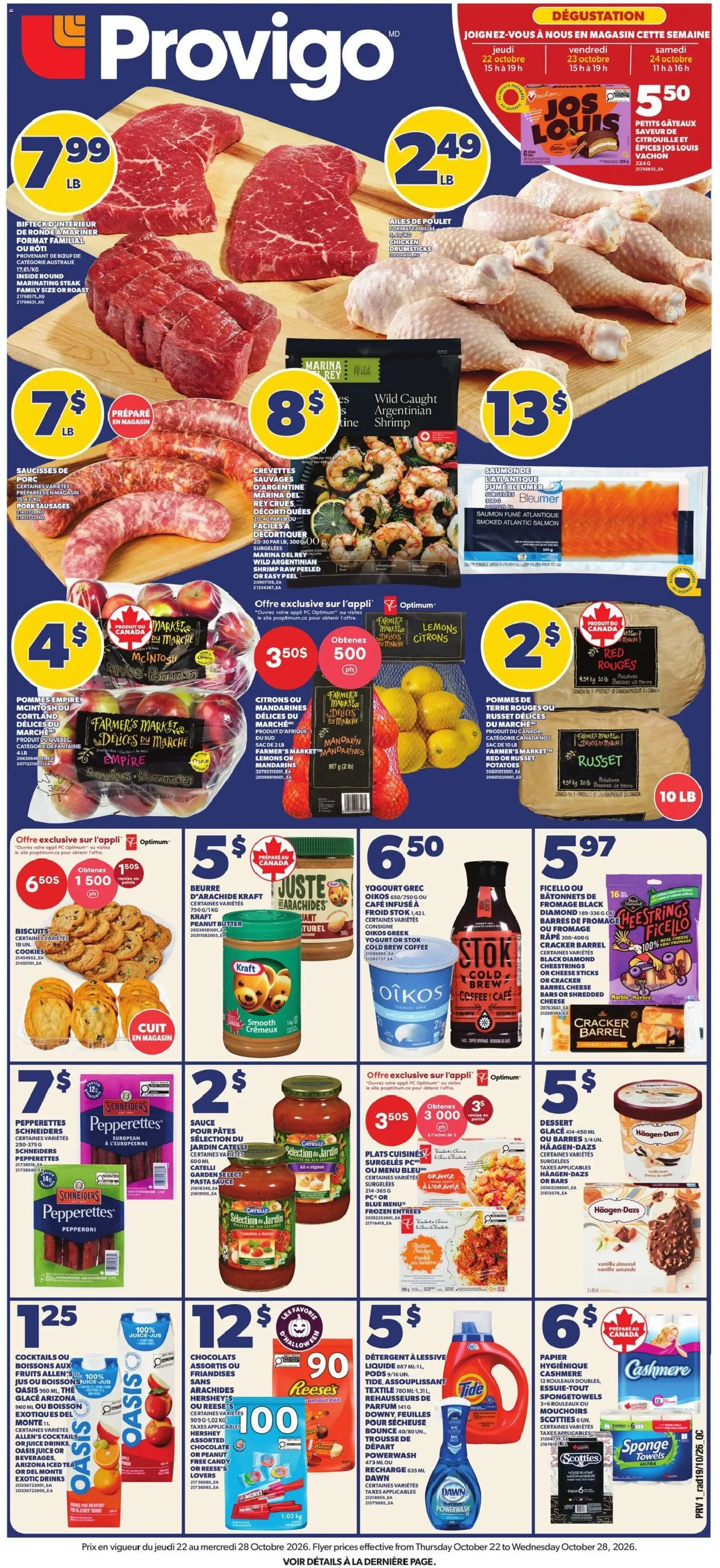 Provigo weekly flyer / circulaire Flyer in Canada