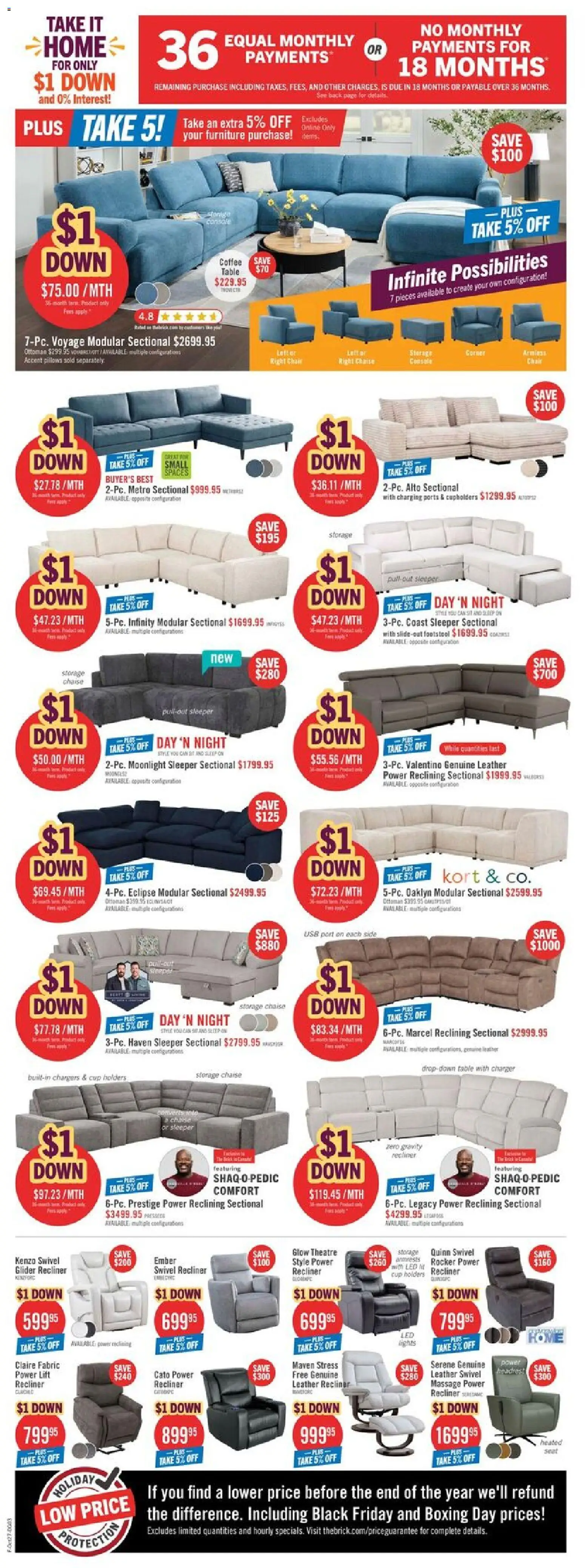 The Brick weekly flyer / circulaire Flyer in Canada