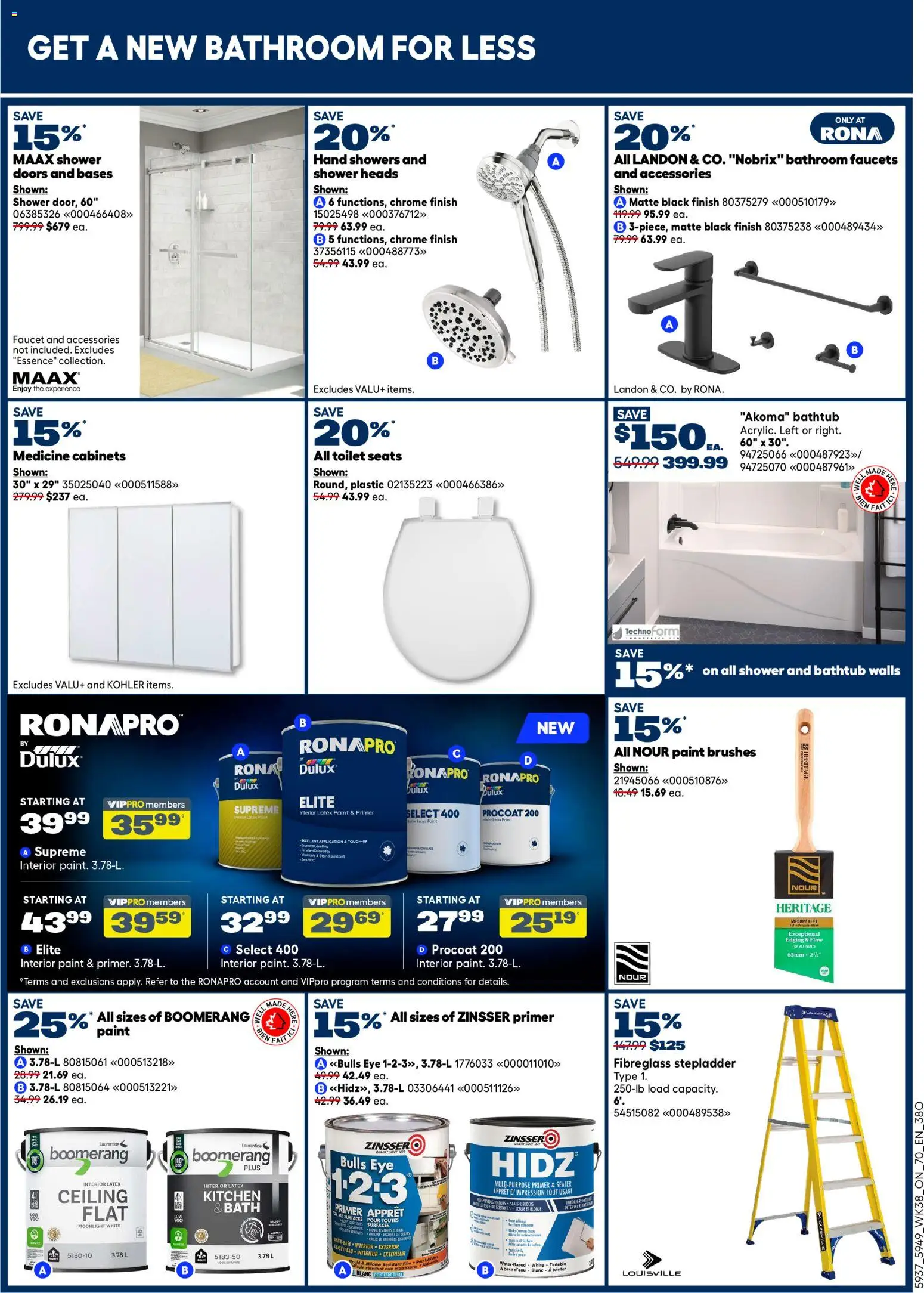 Rona weekly flyer Flyer in Canada