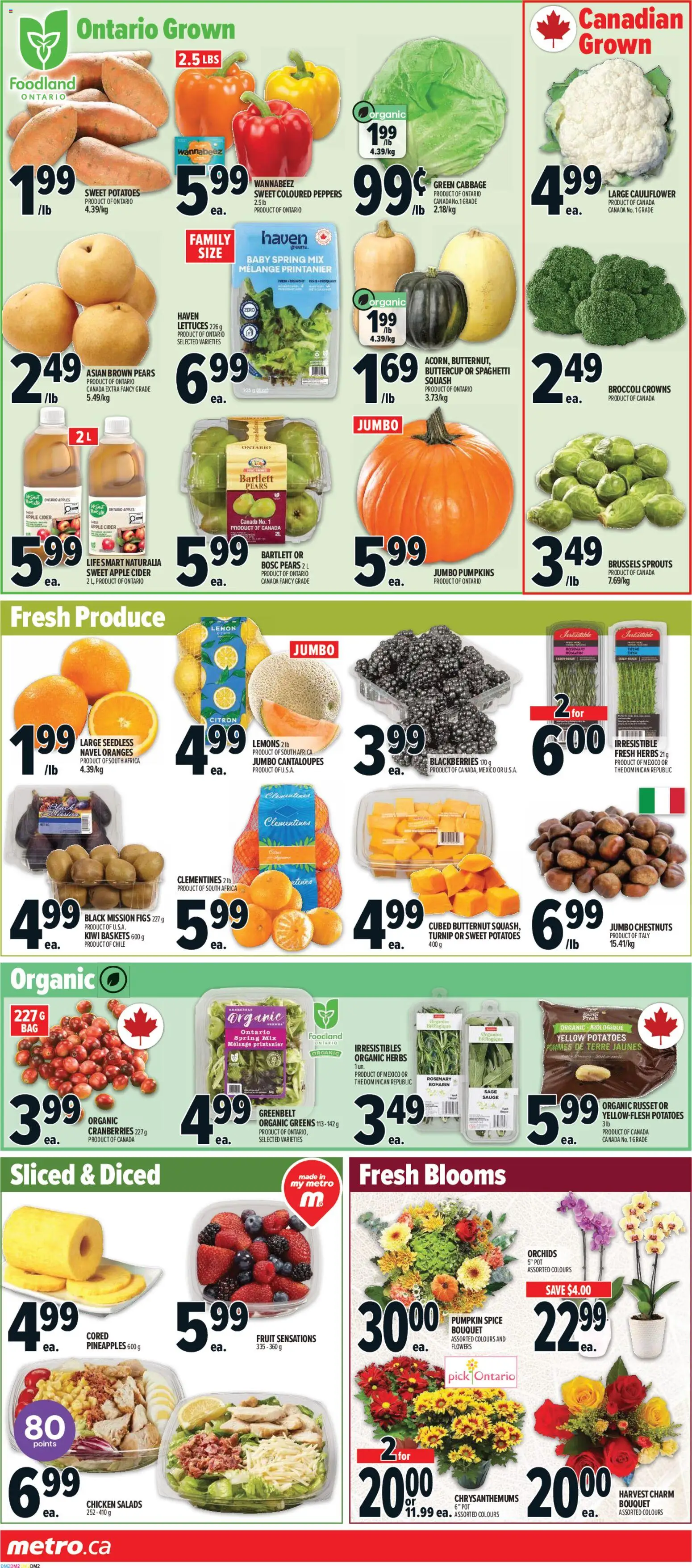 Metro weekly flyer / circulaire Flyer in Canada
