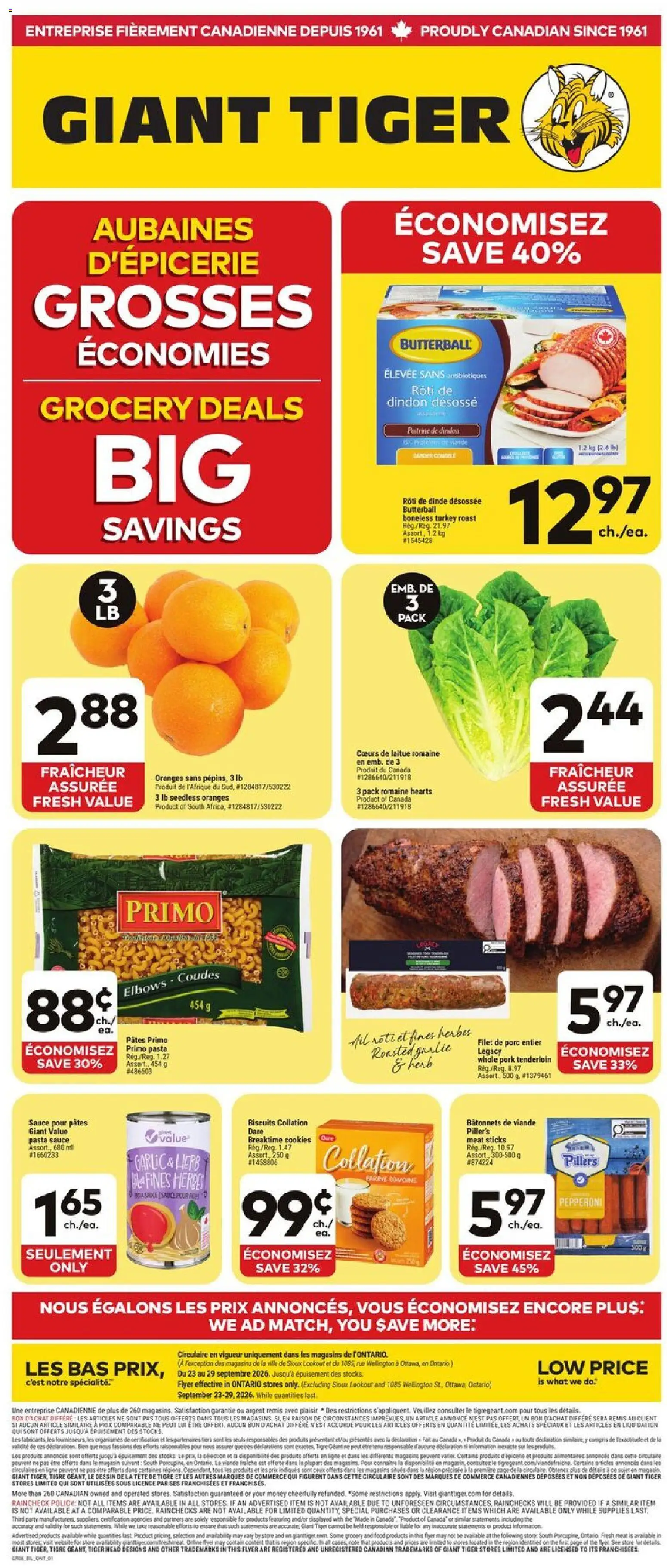 Giant Tiger weekly flyer / circulaire Flyer in Canada