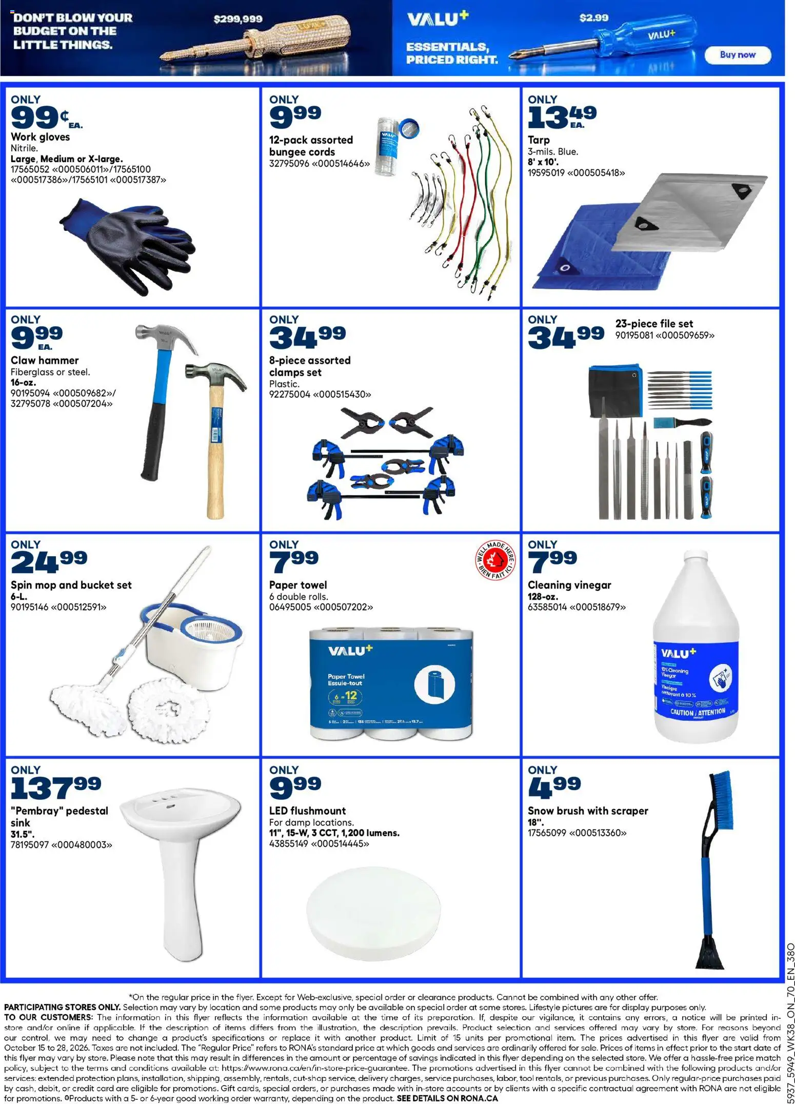 Rona weekly flyer Flyer in Canada