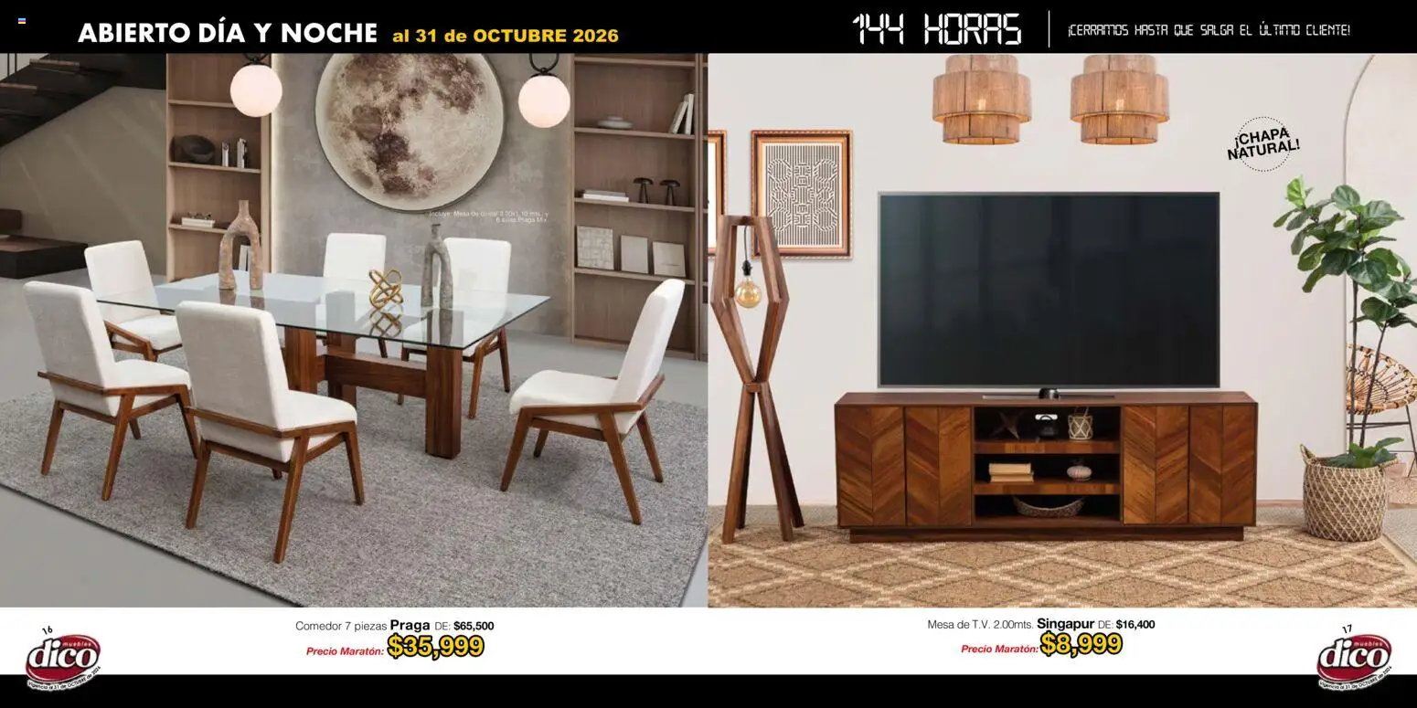 Muebles Dico catálogo Folleto in México