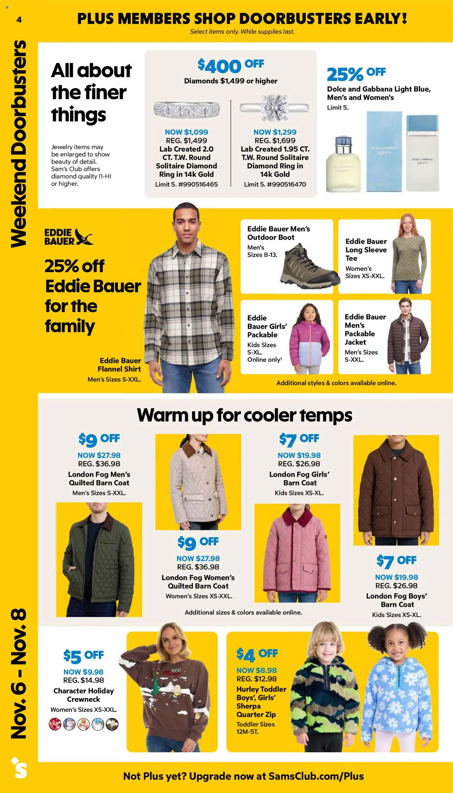 Sam`s Club Black Friday Weekly Ad in United States