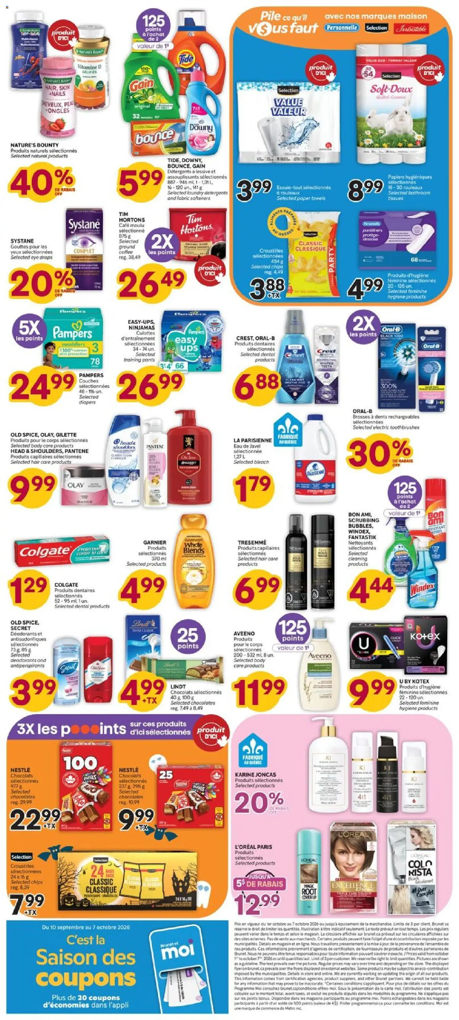 Brunet weekly flyer / circulaire Flyer in Canada