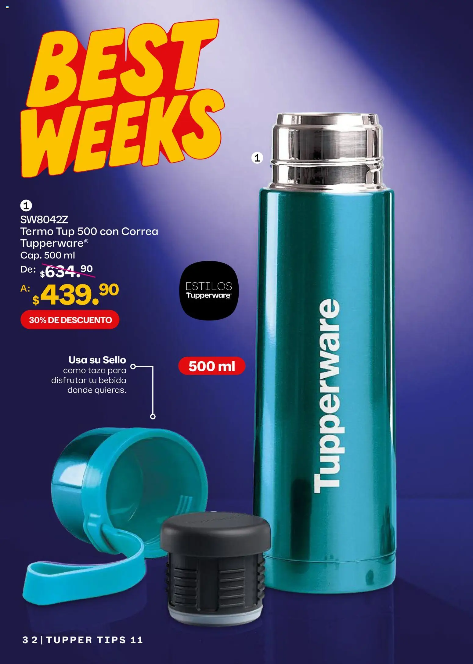 Tupperware catálogo Folleto in México