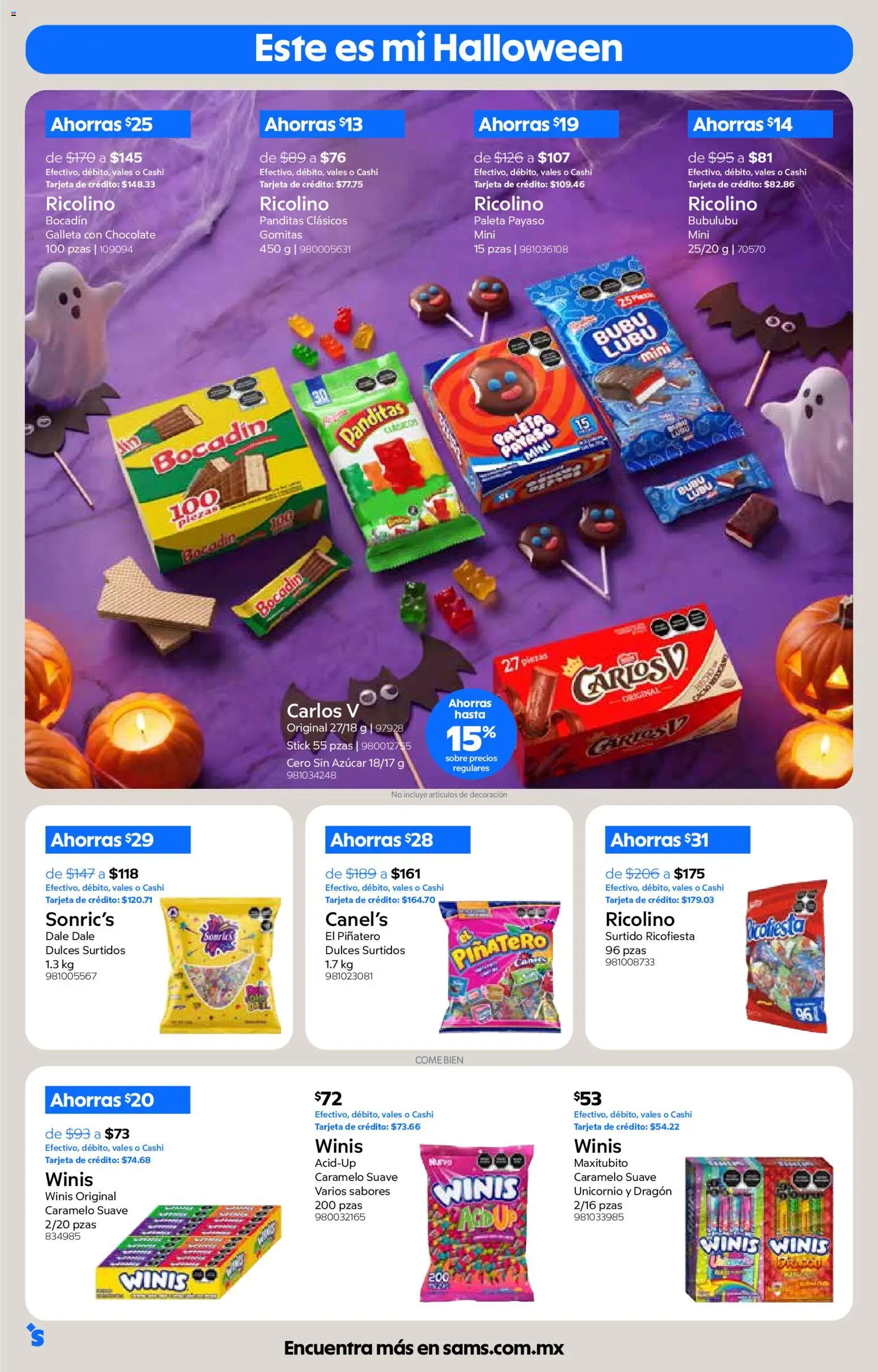 Sam`s Club catálogo Folleto in México
