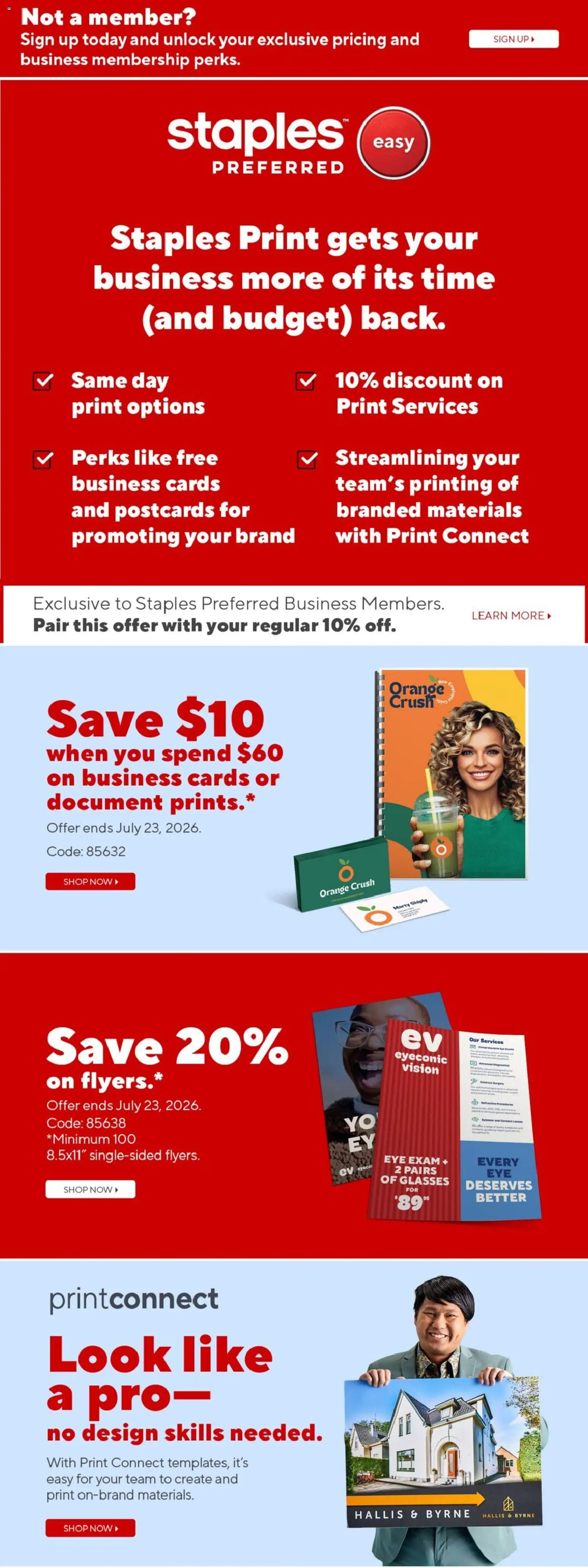 Staples Flyer from Jul 3, 2026 - Unlock Huge Savings | Canada