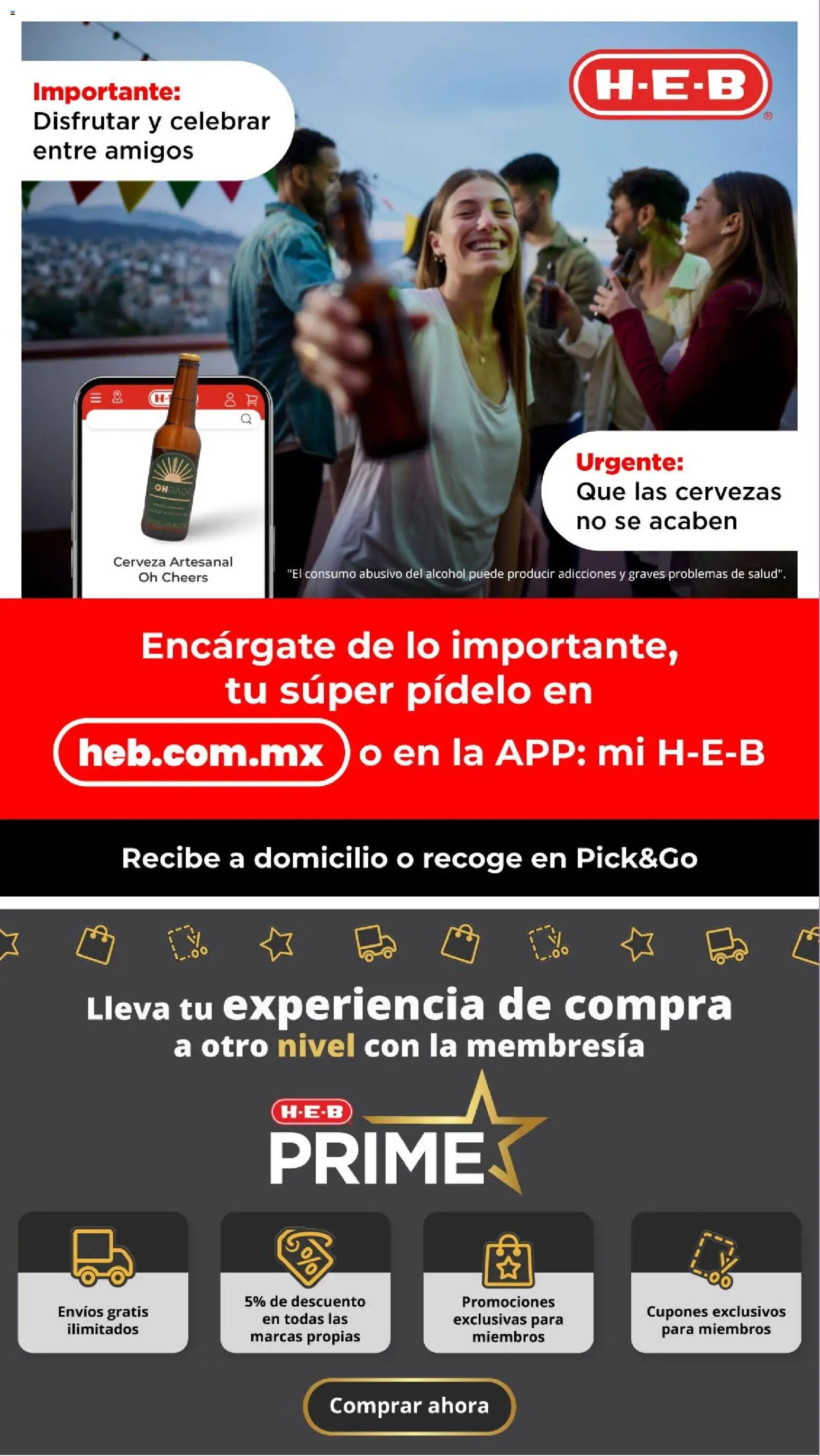 H-E-B folleto Folleto in México