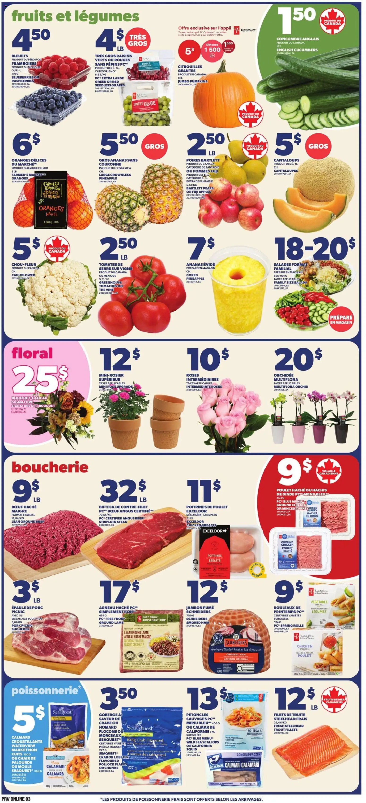 Provigo weekly flyer / circulaire Flyer in Canada