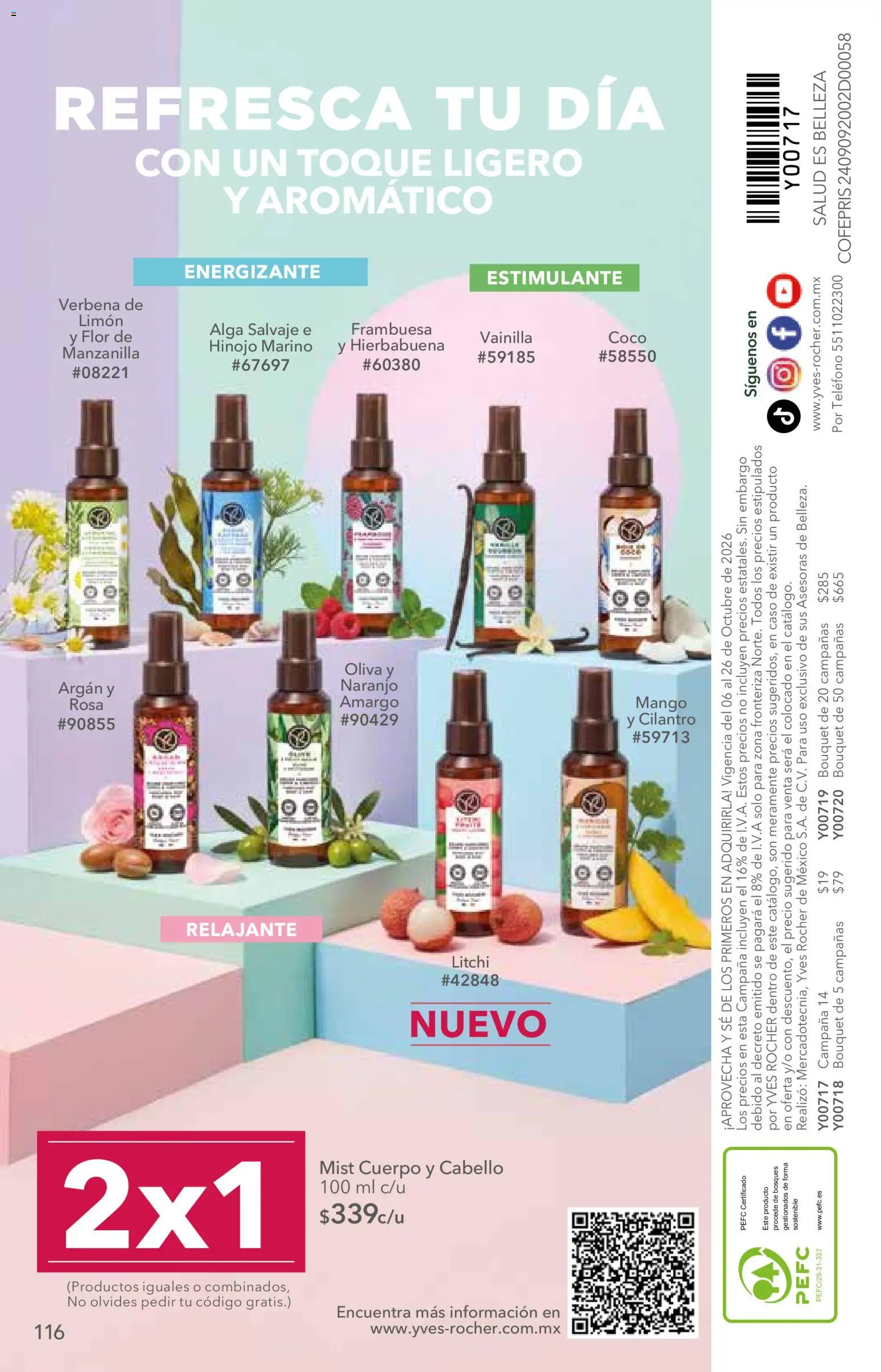 Yves Rocher campaña 14 2026 Folleto in México