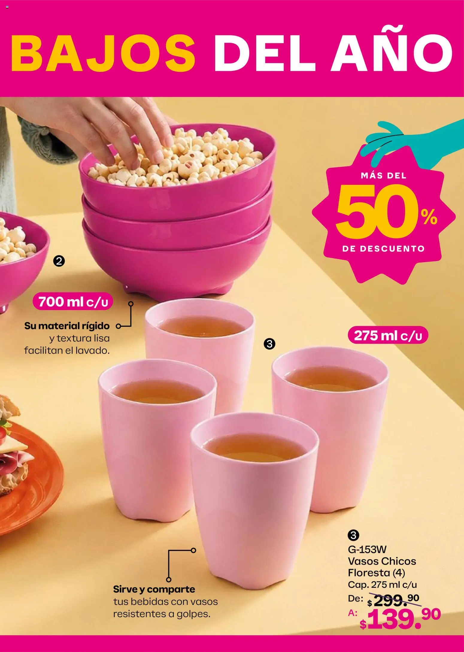 Tupperware catálogo Folleto in México