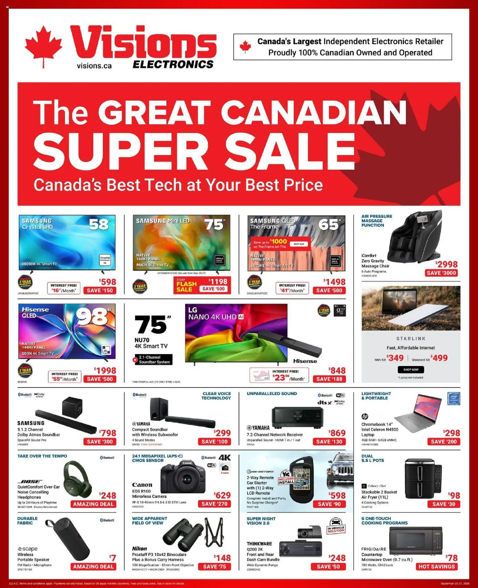 Visions weekly flyer / circulaire Flyer in Canada