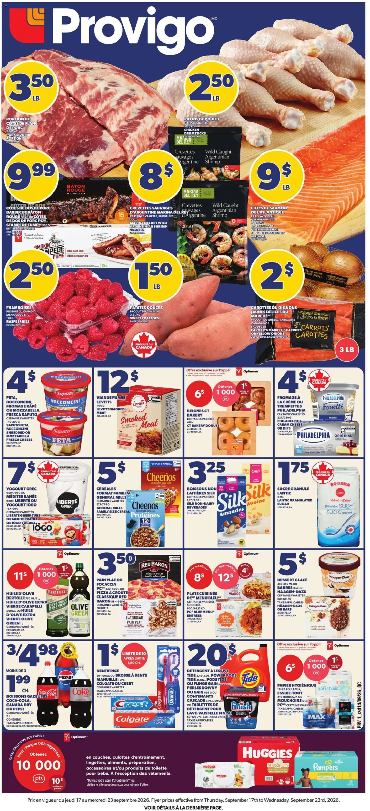 Provigo weekly flyer / circulaire Flyer in Canada