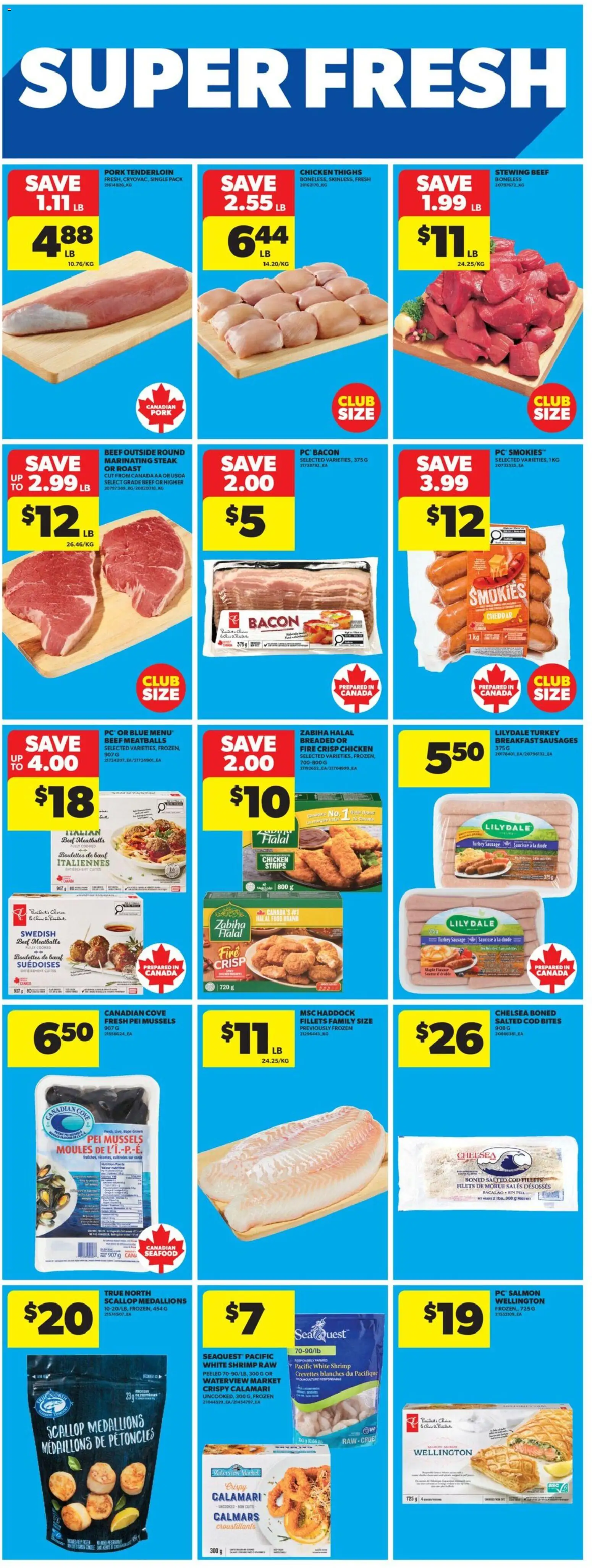 Real Canadian Superstore weekly flyer / circulaire Flyer in Canada