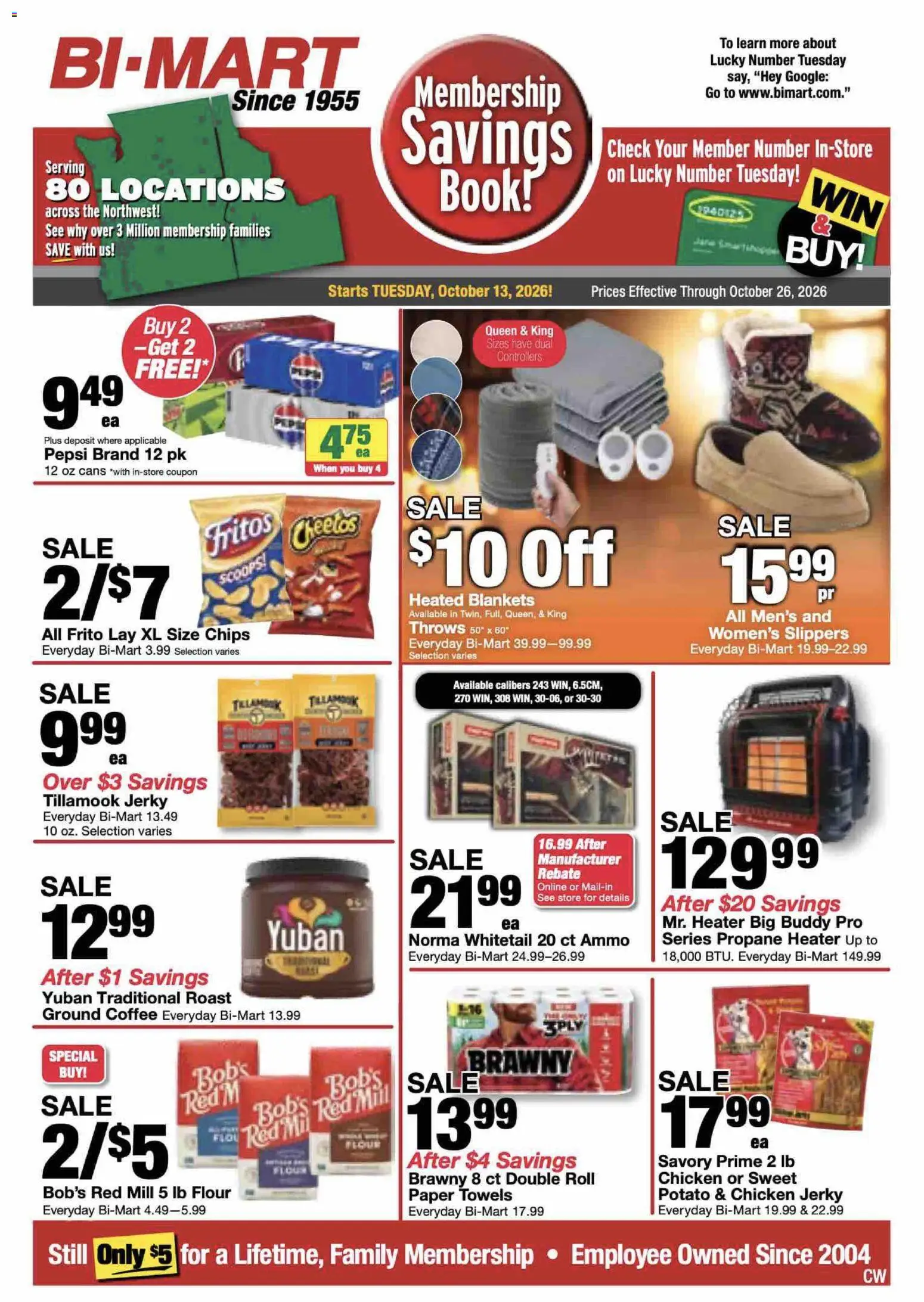 Bi-Mart Membership Savings Book Weekly Ad in United States