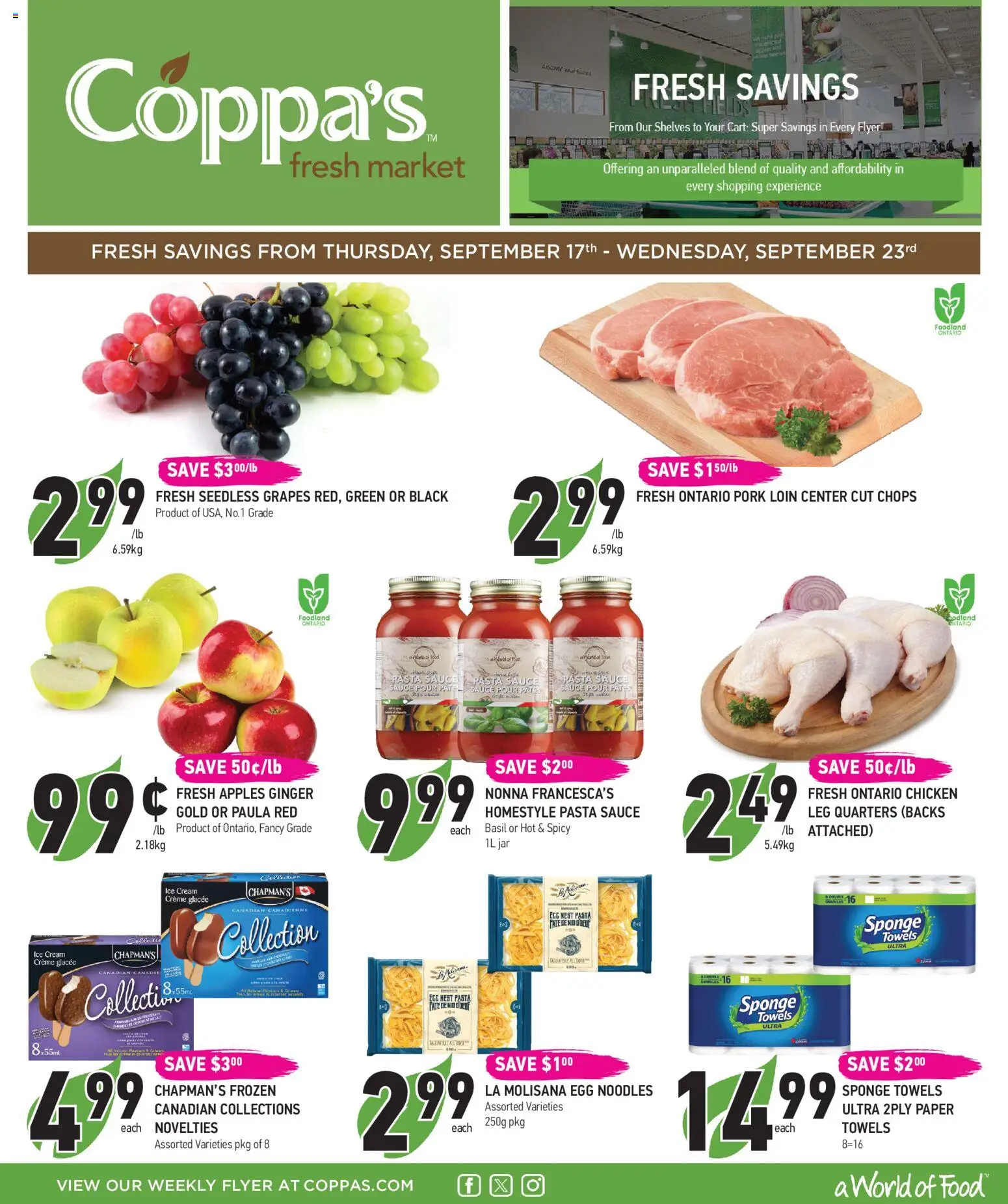 Coppas Fresh Market flyer / circulaire Flyer in Canada