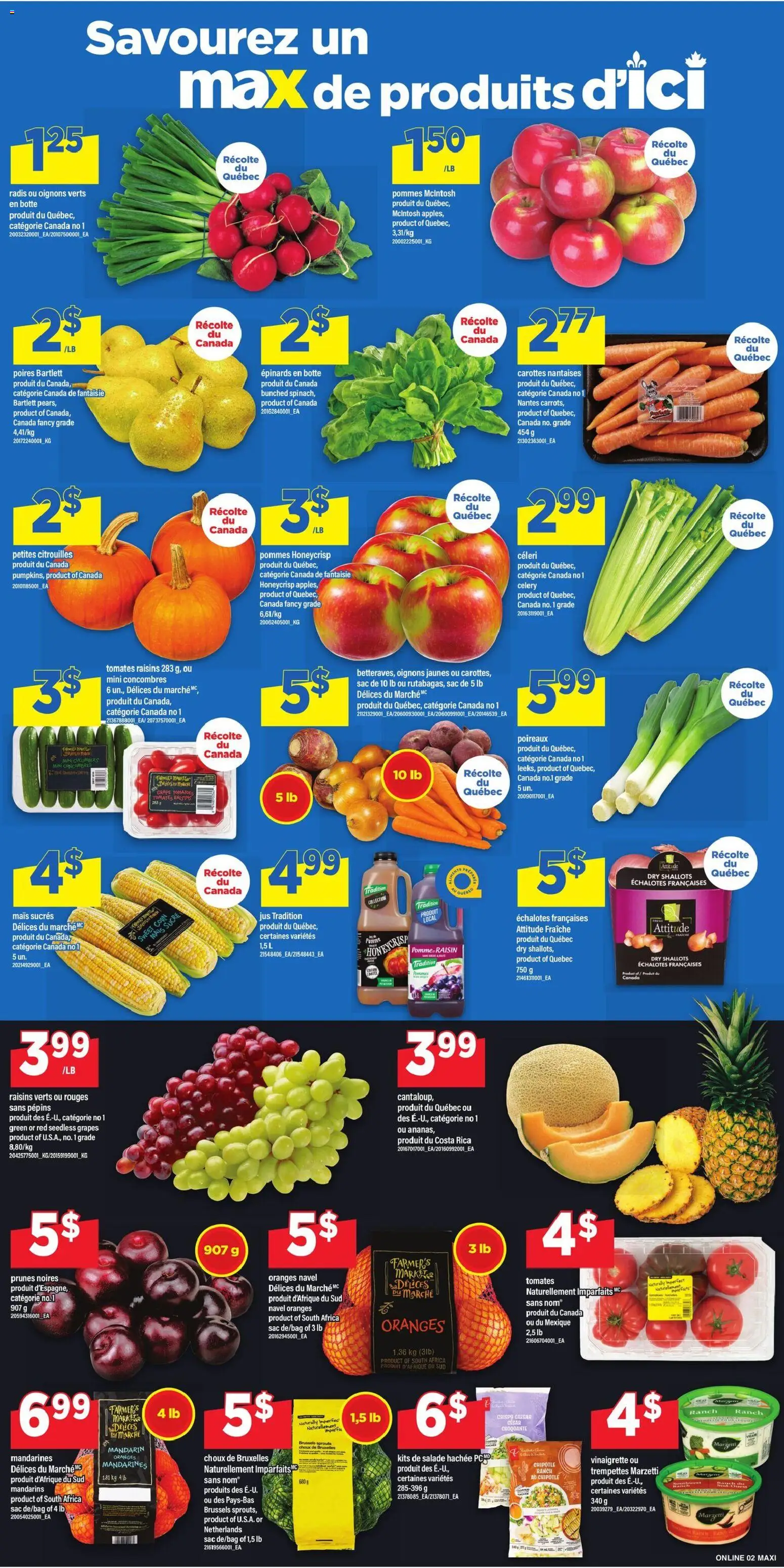 Maxi weekly flyer / circulaire Flyer in Canada