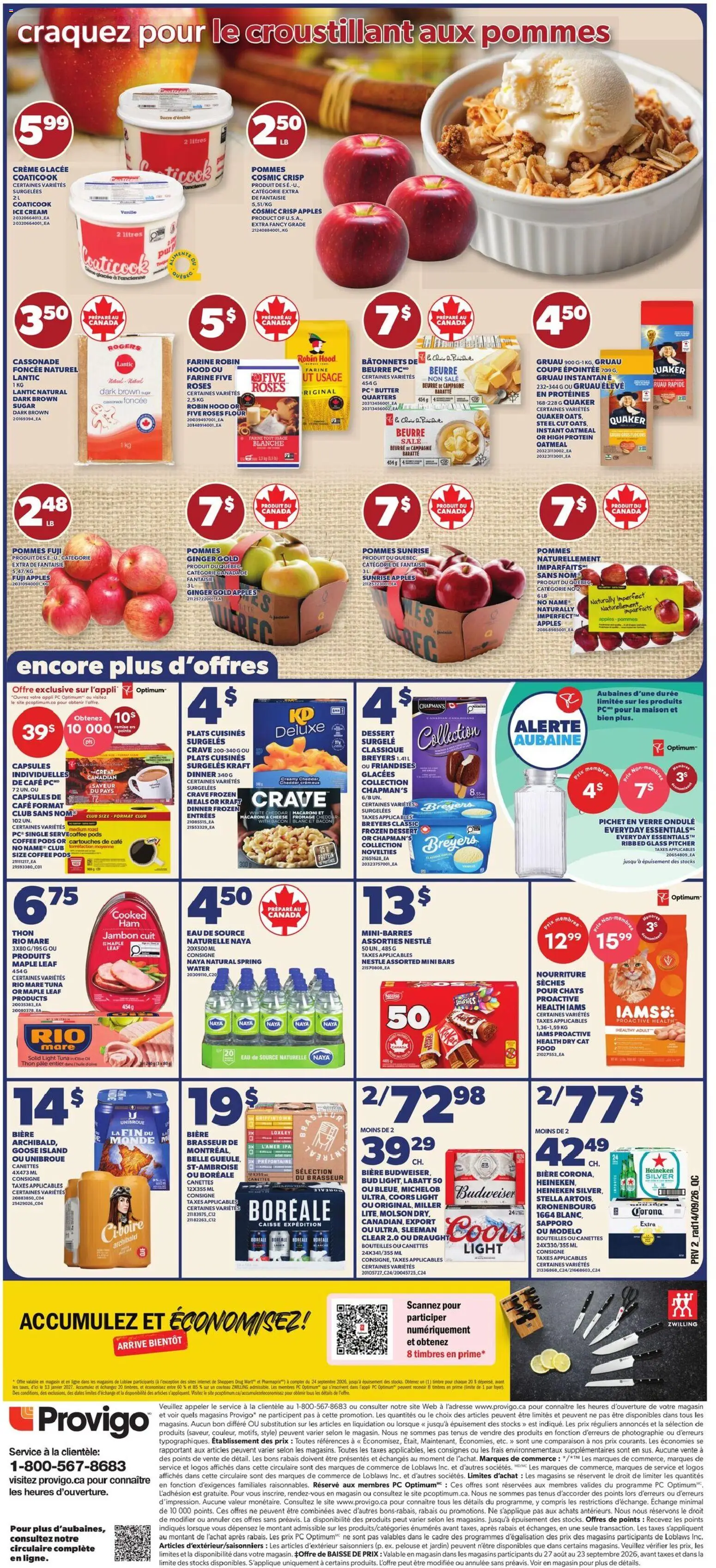 Provigo weekly flyer / circulaire Flyer in Canada