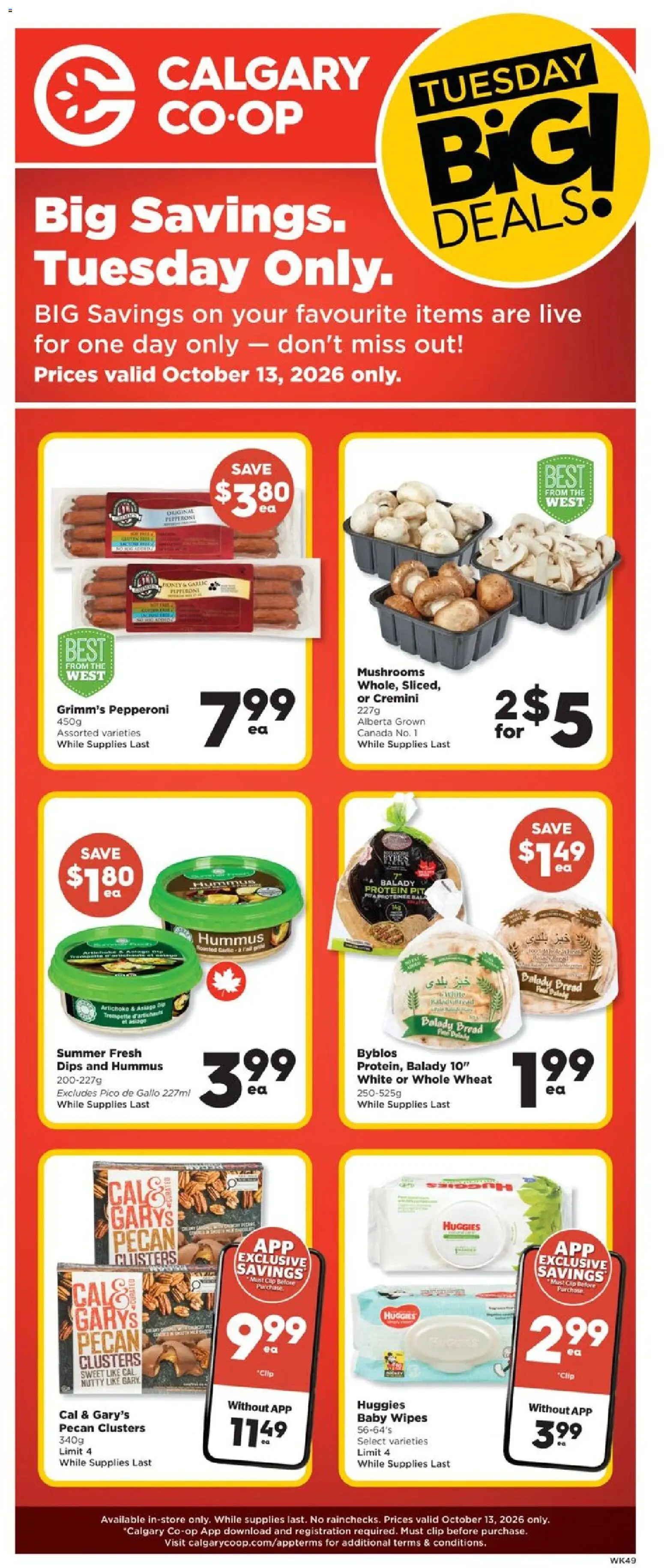 Calgary Co-op weekly flyer / circulaire Flyer in Canada