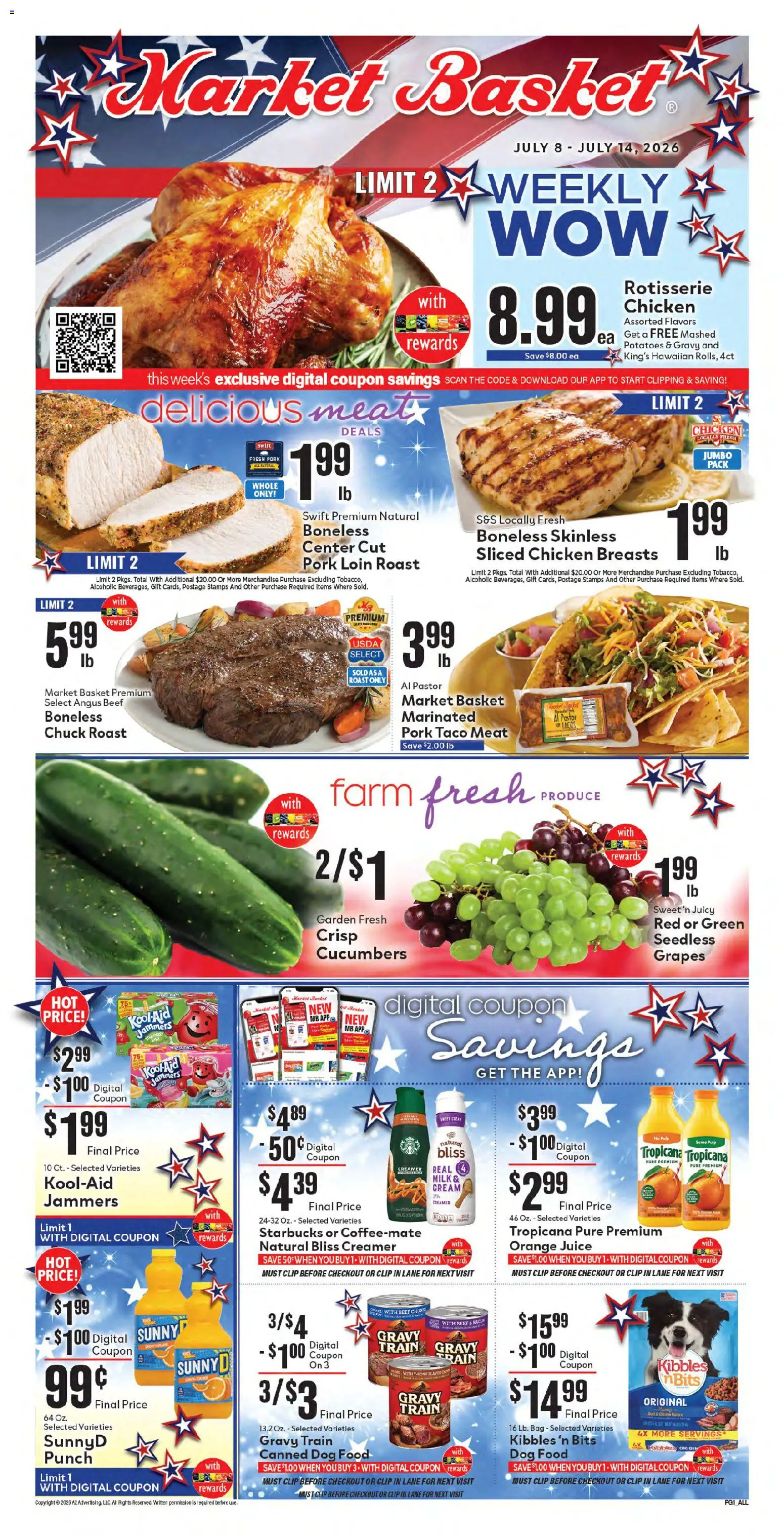 The new Market Basket flyer is now online. See all July offers on your mobile and save! | United States