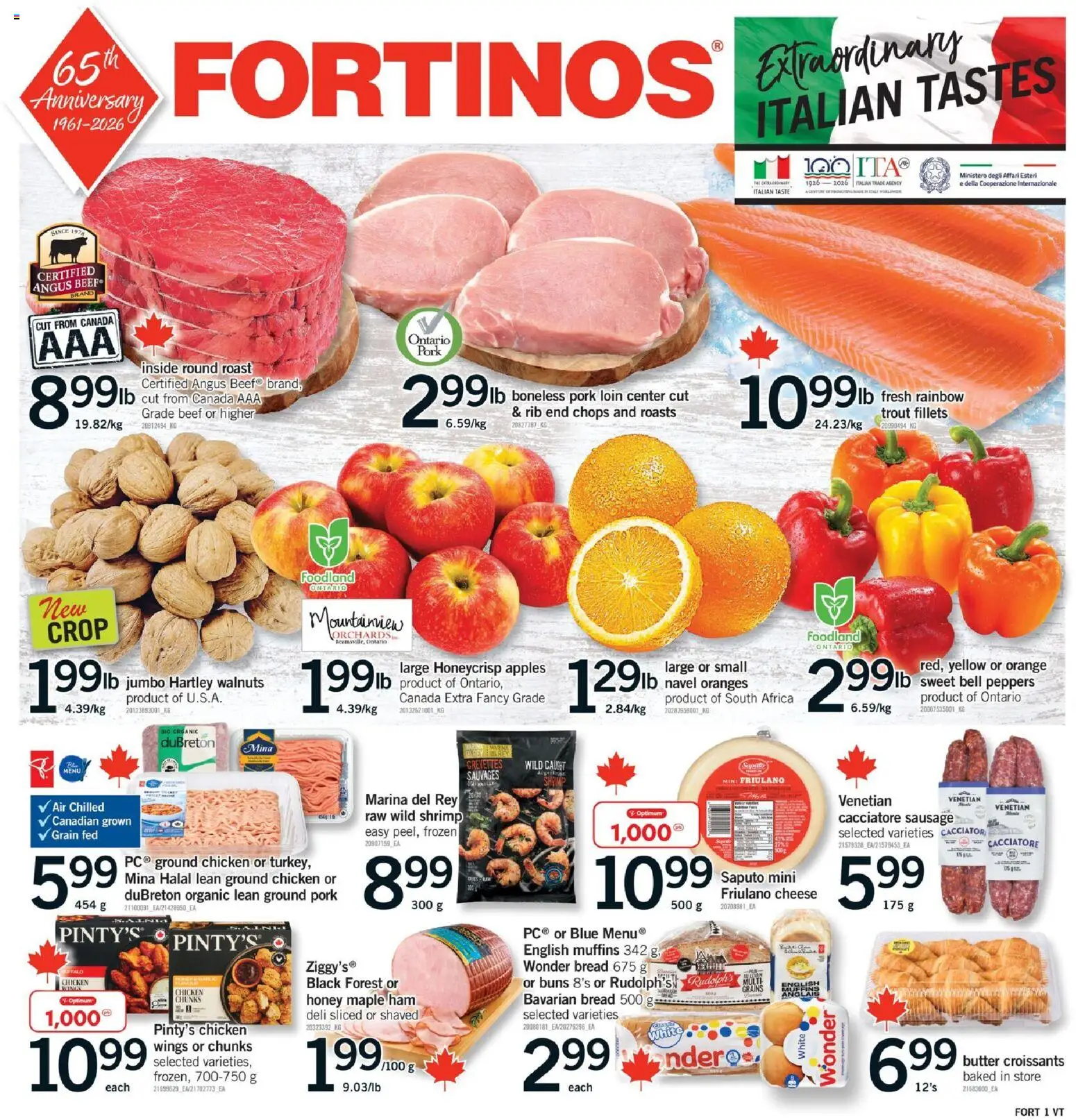 Fortinos weekly flyer / circulaire Flyer in Canada