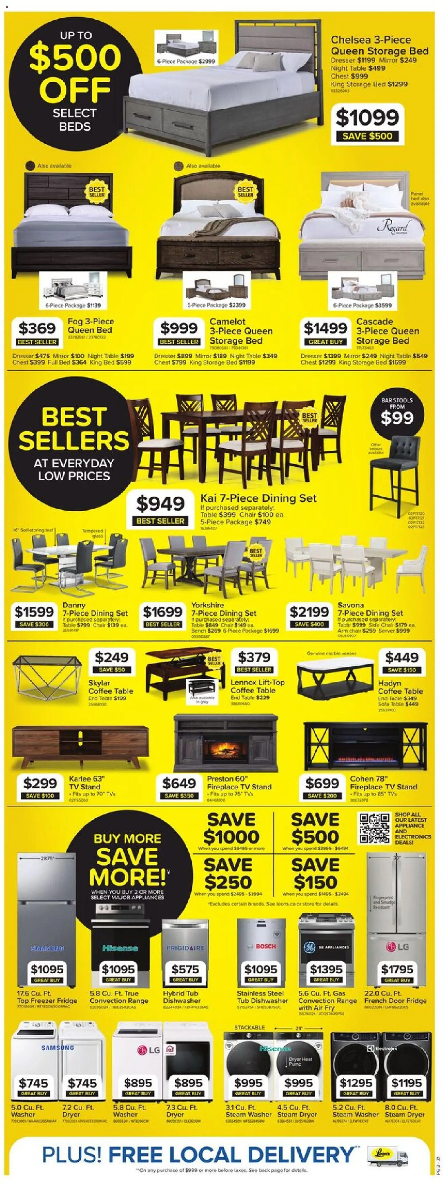 Leon`s weekly flyer / circulaire Flyer in Canada