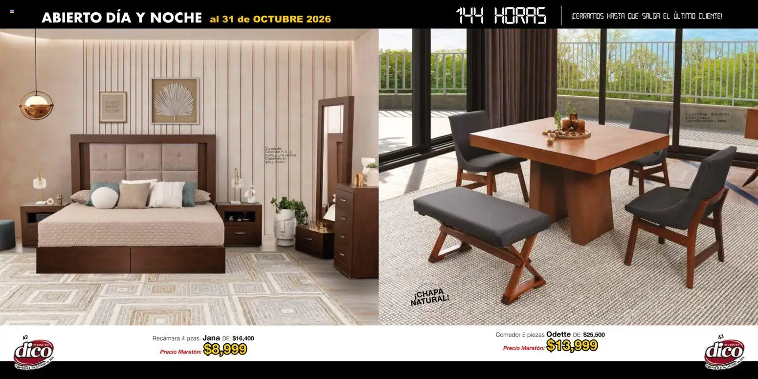 Muebles Dico catálogo Folleto in México