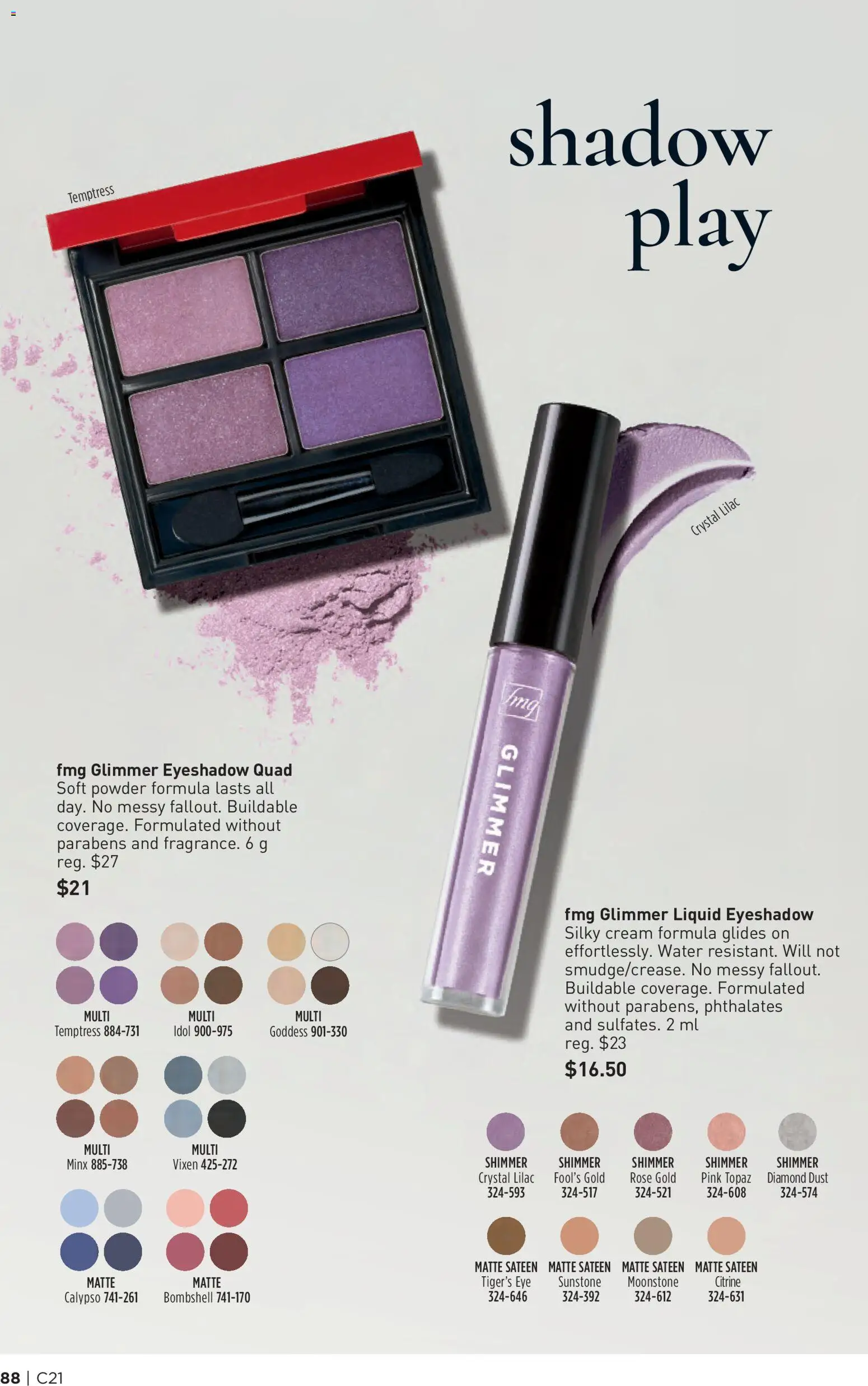 Avon - Brochure Campaign Flyer in Canada