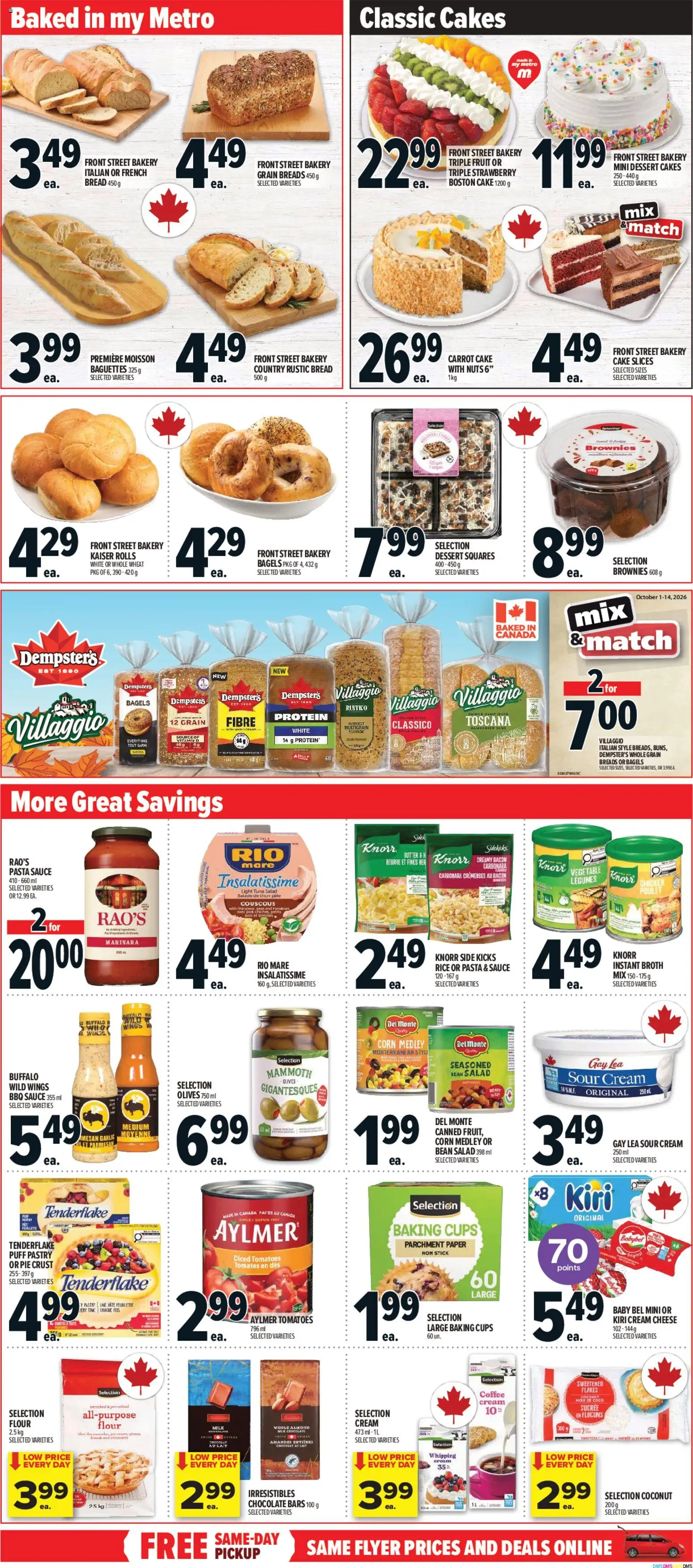 Metro weekly flyer / circulaire Flyer in Canada