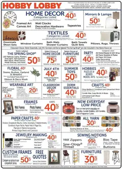 Hobby-lobby Hobby Lobby Weekly Ad