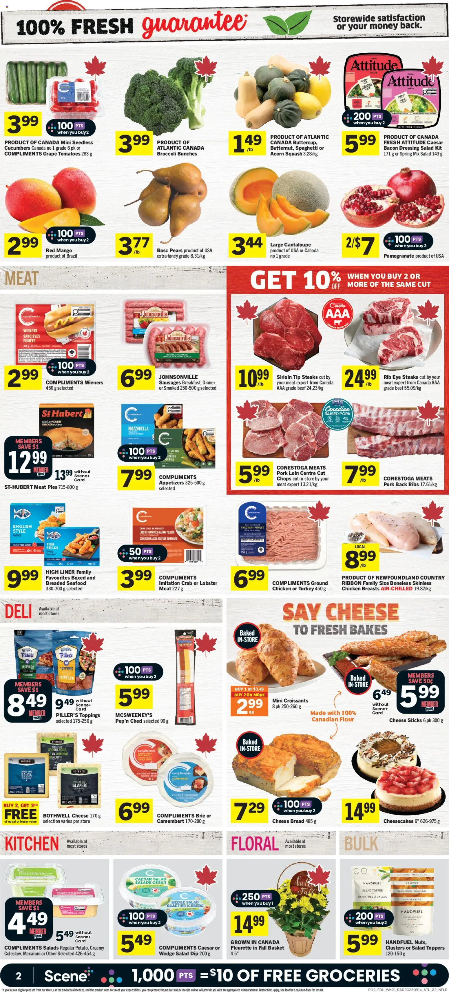 Foodland weekly flyer / circulaire Flyer in Canada