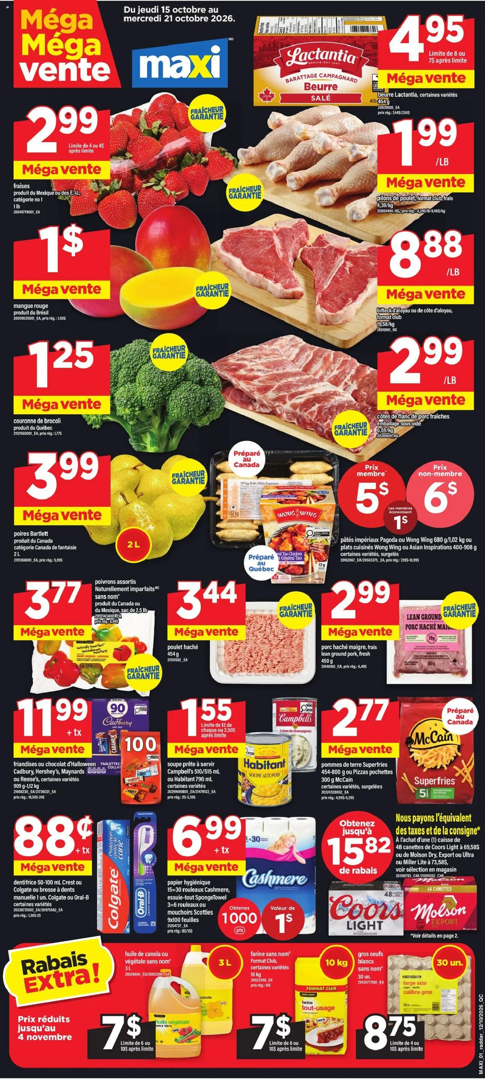 Maxi weekly flyer / circulaire Flyer in Canada