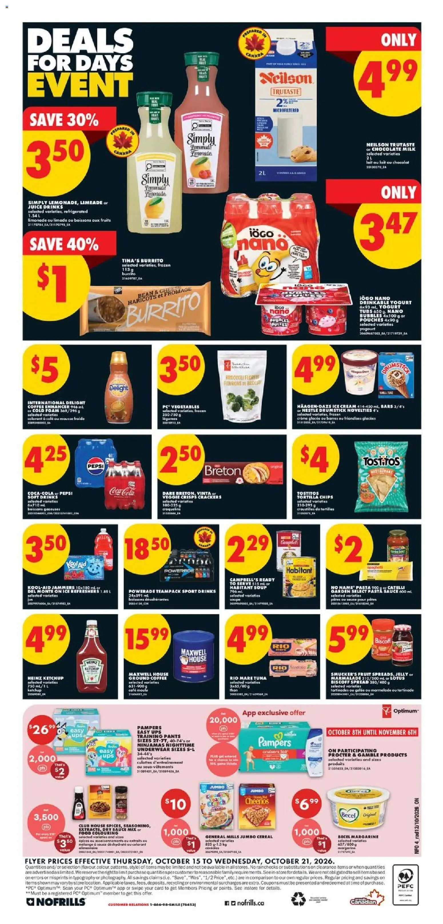 No Frills weekly flyer / circulaire Flyer in Canada