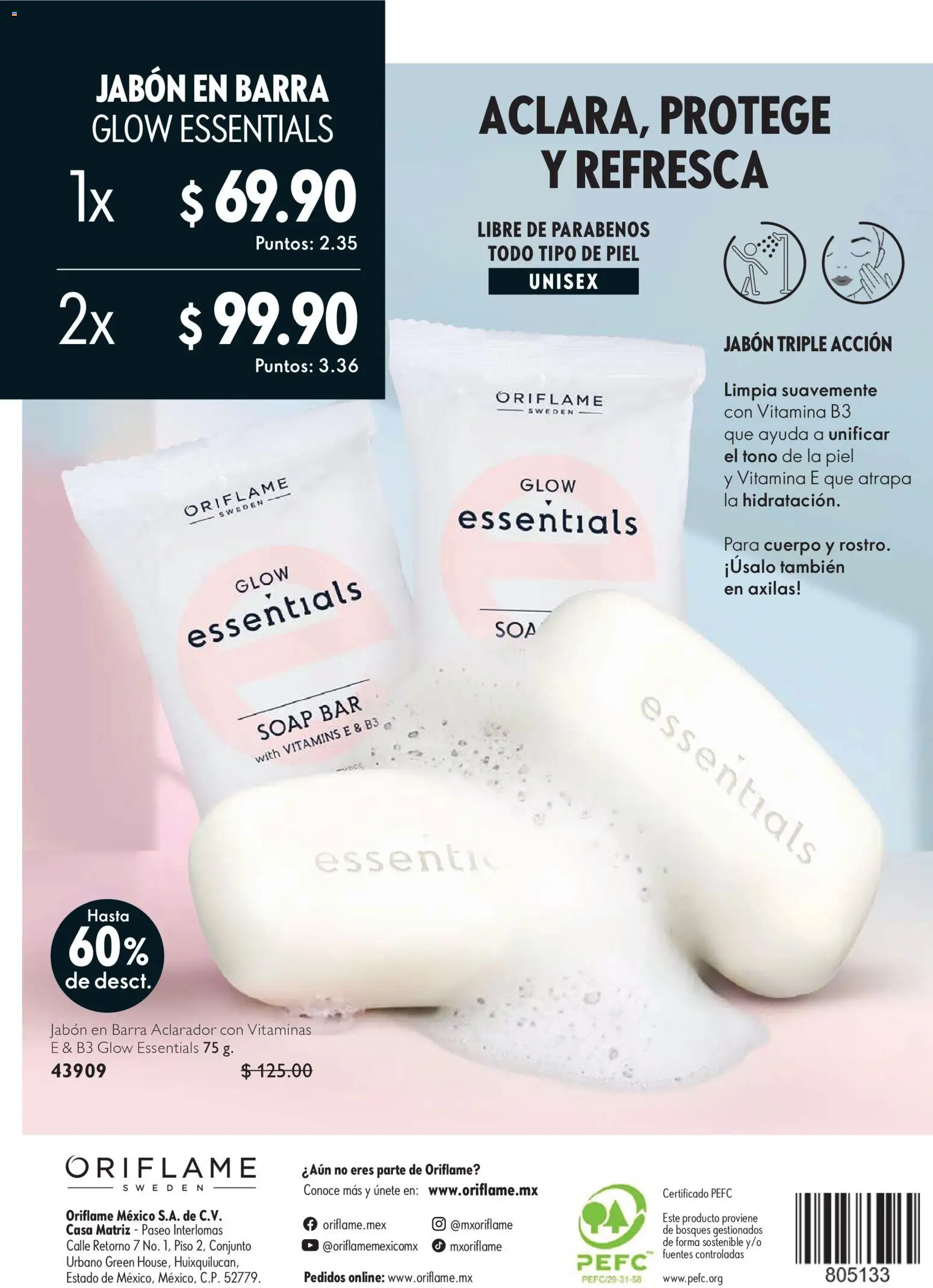 Oriflame campaña 14 2026 Folleto in México