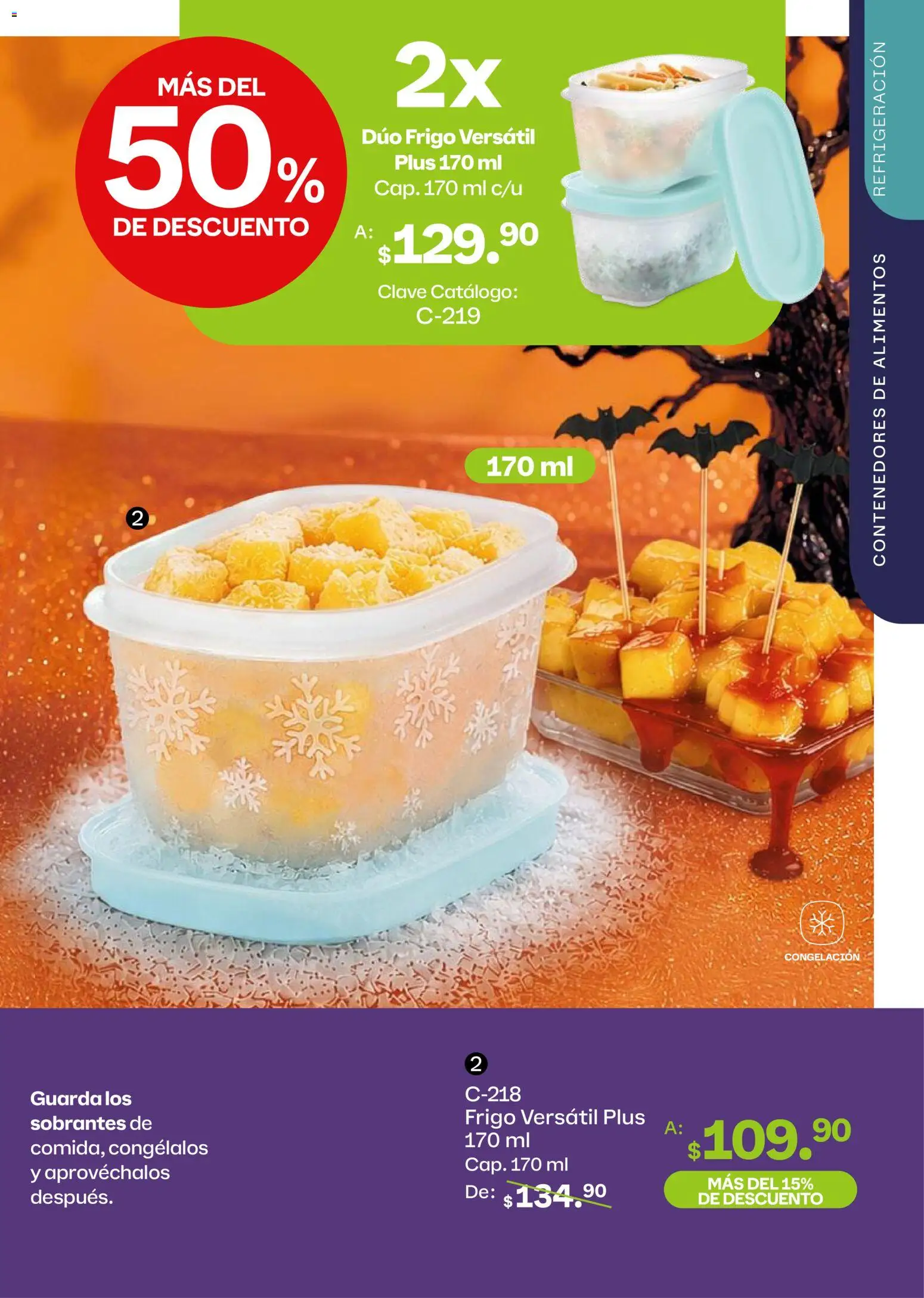 Tupperware catálogo Folleto in México