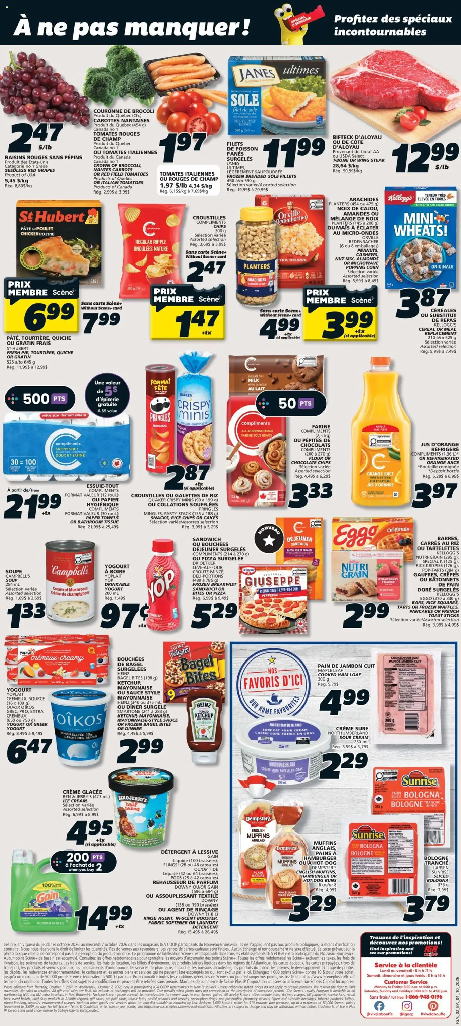 IGA weekly flyer / circulaire Flyer in Canada