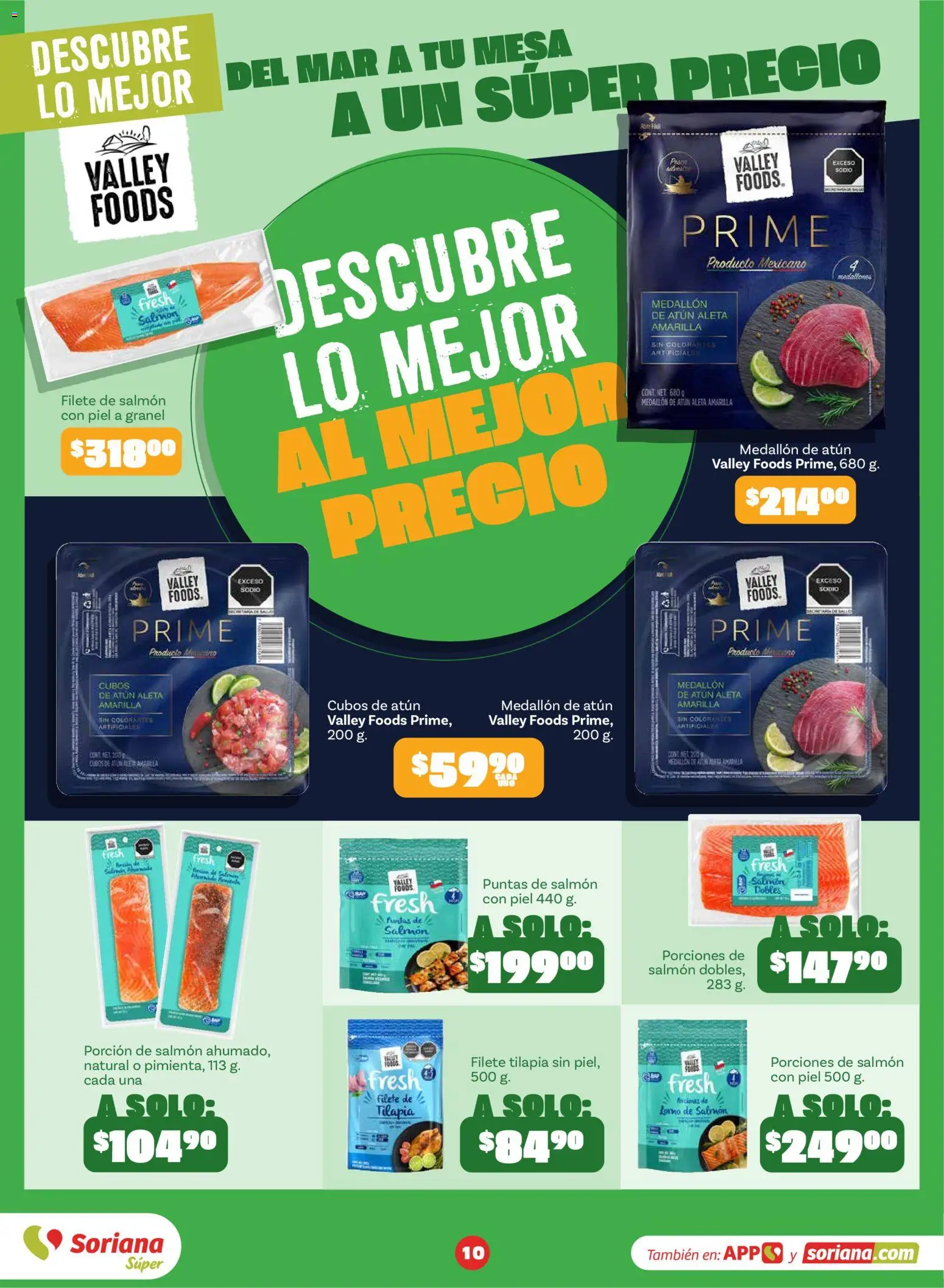 Soriana Descubre lo mejor al mejor precio Súper Nacional Folleto in México