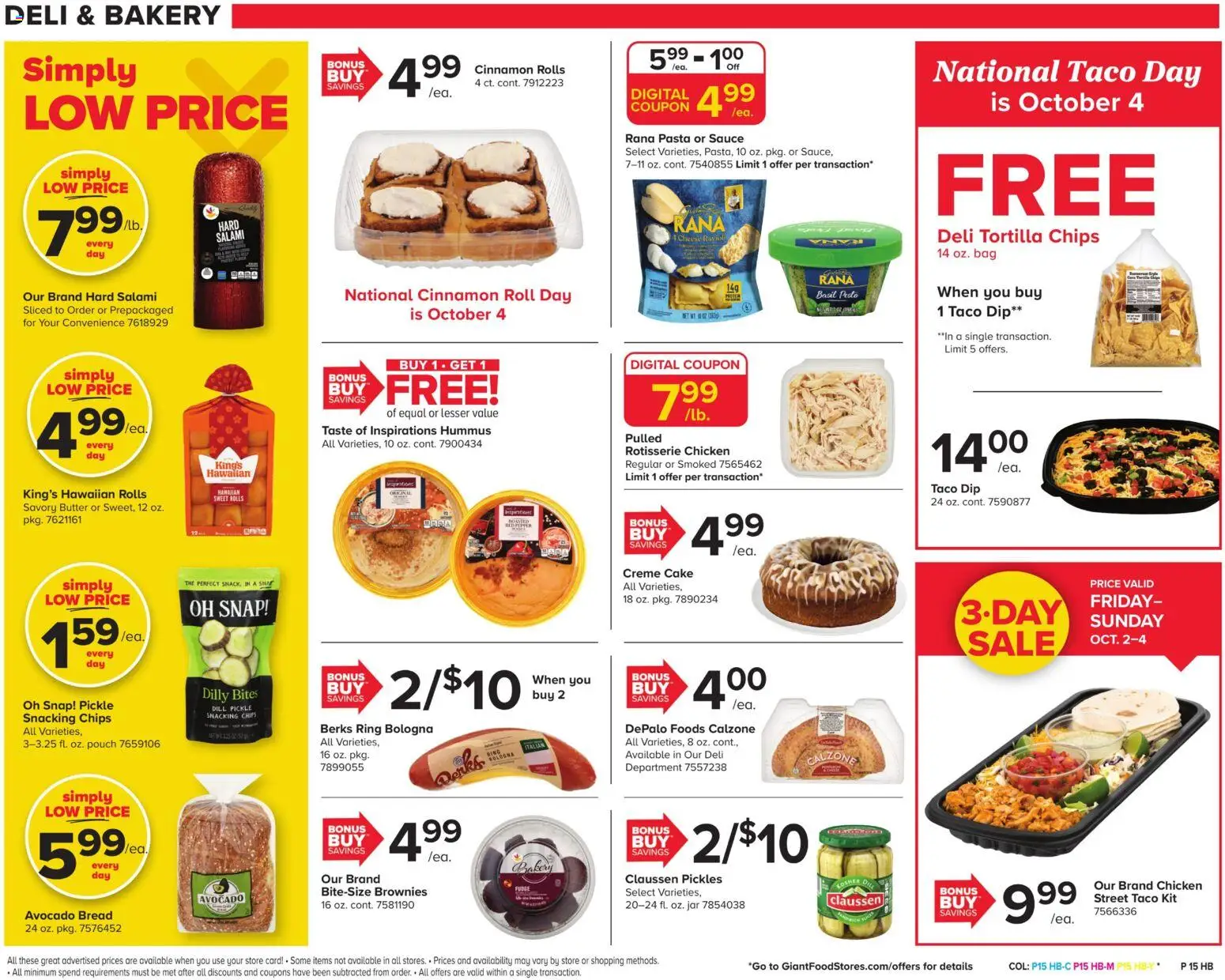 Giant Weekly Ad Weekly Ad in United States