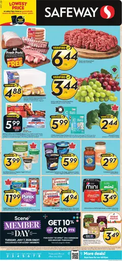 Safeway Safeway weekly flyer / circulaire