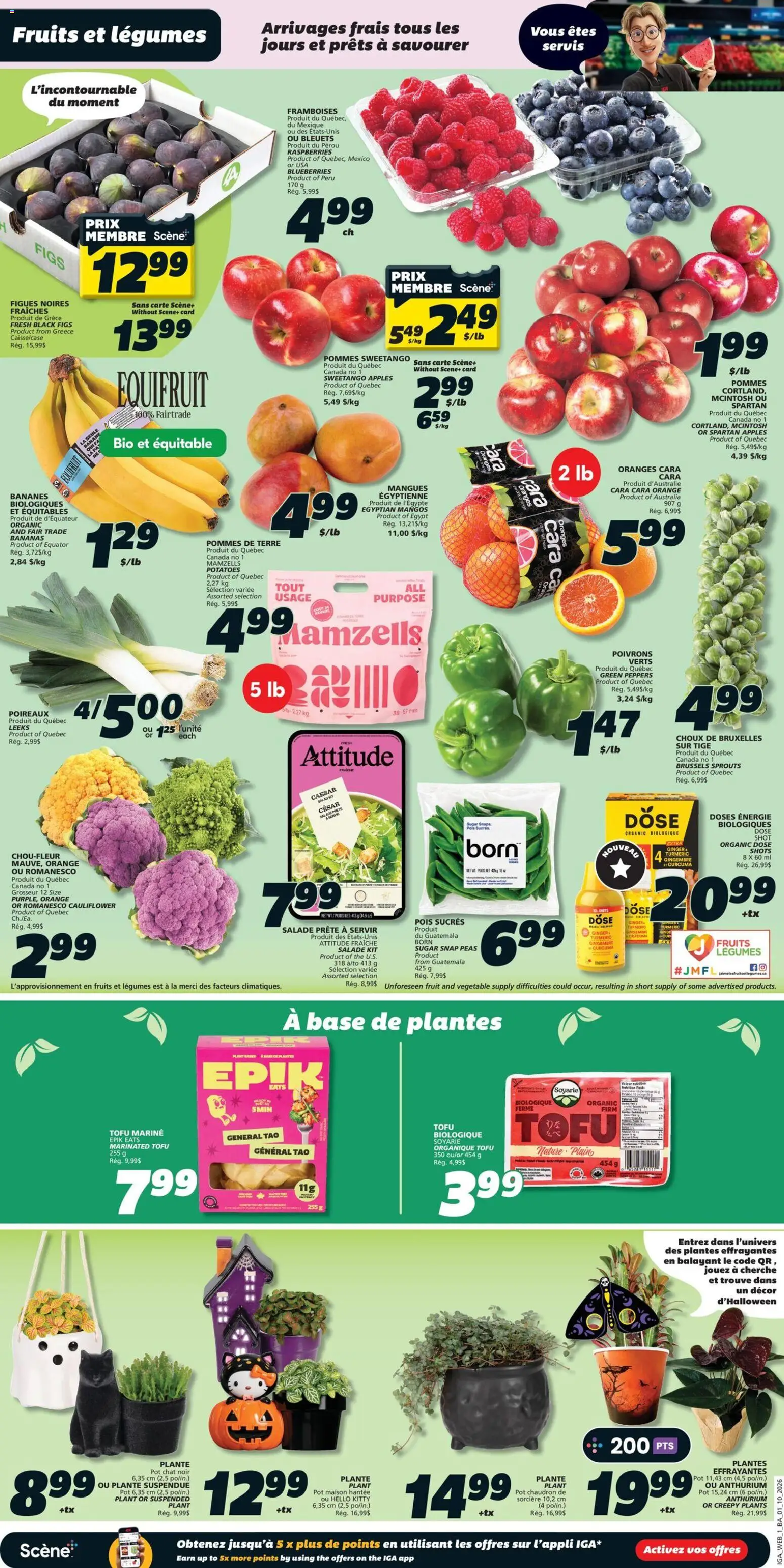 IGA weekly flyer / circulaire Flyer in Canada