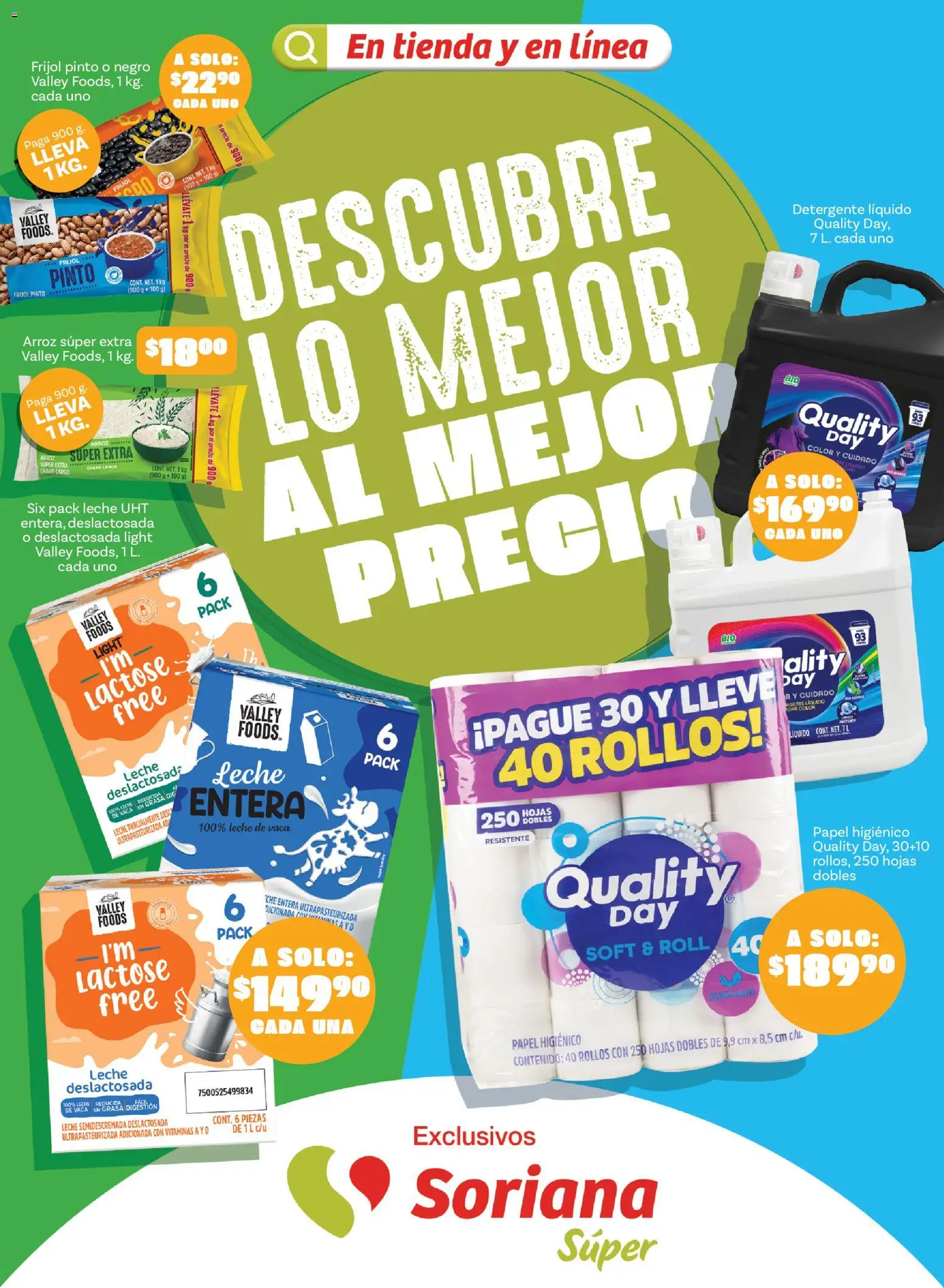 Soriana Descubre lo mejor al mejor precio Súper Nacional Folleto in México
