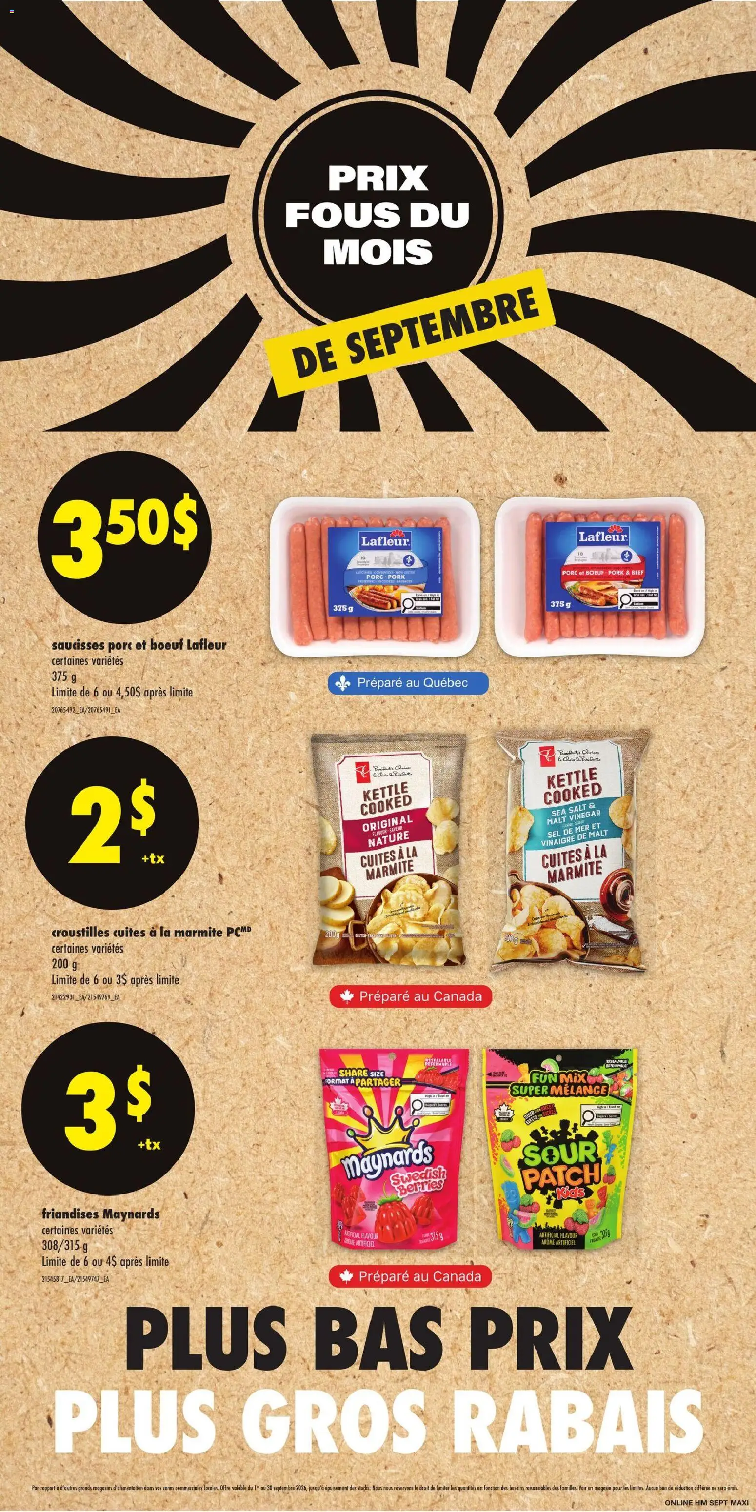 Maxi weekly flyer / circulaire Flyer in Canada