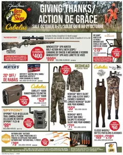 Cabelas Cabelas weekly flyer / circulaire