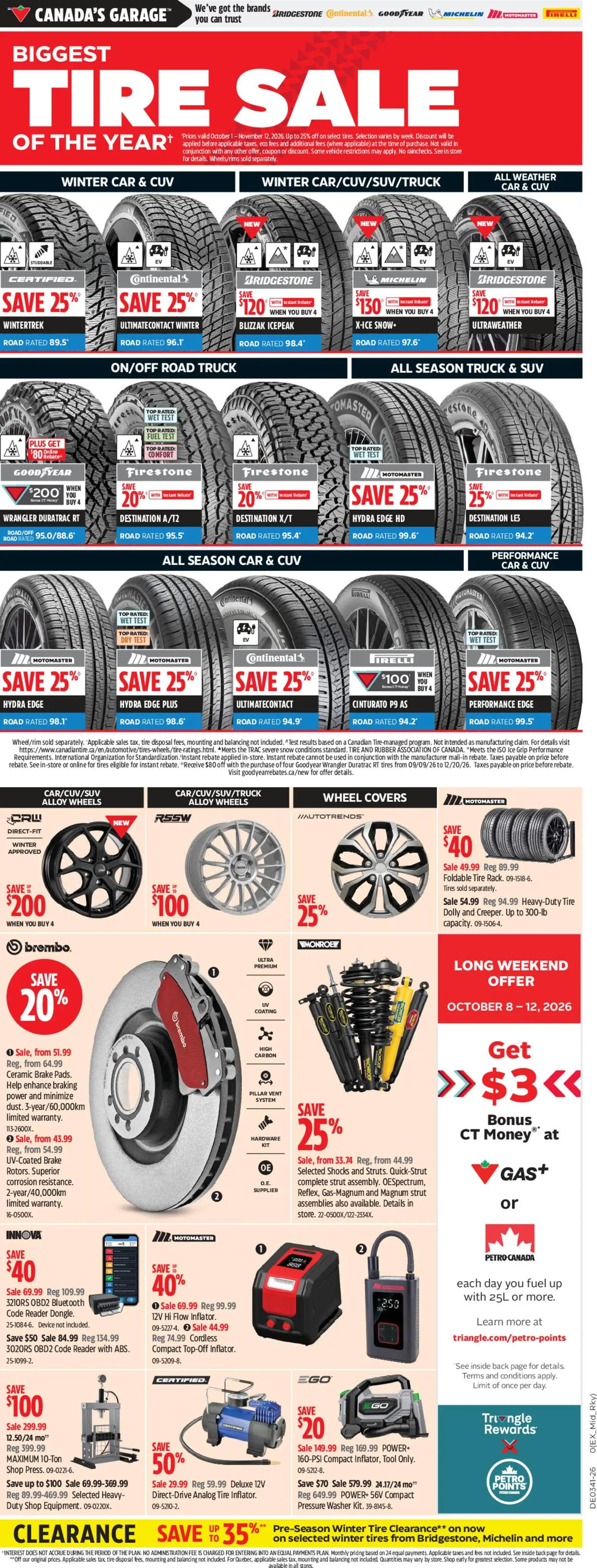 Canadian Tire weekly flyer Flyer in Canada