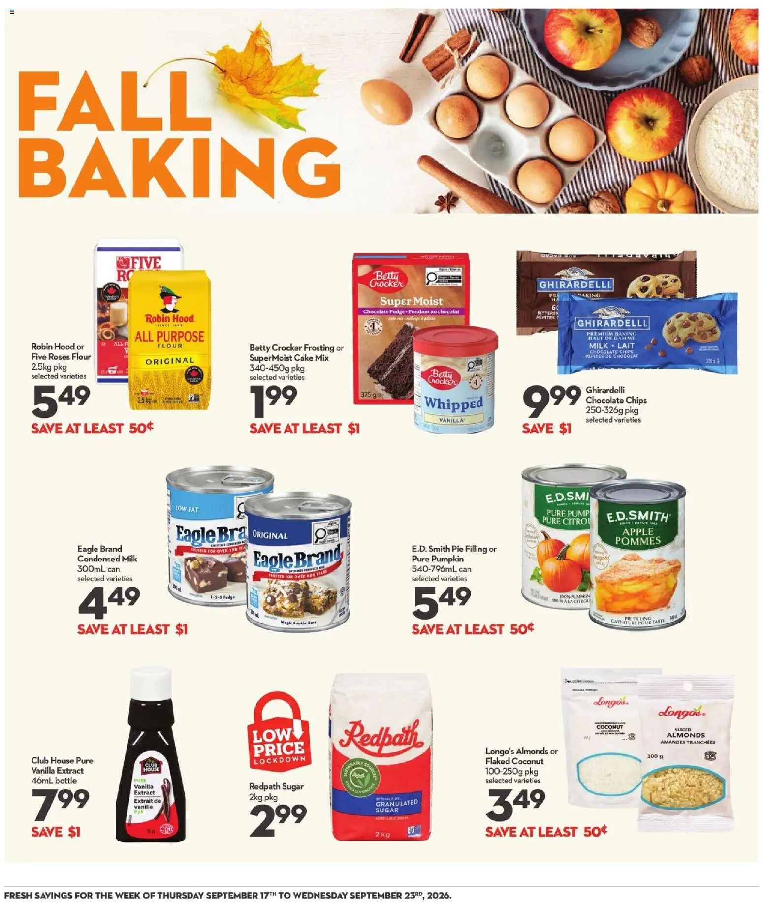 Longo`s weekly flyer / circulaire Flyer in Canada