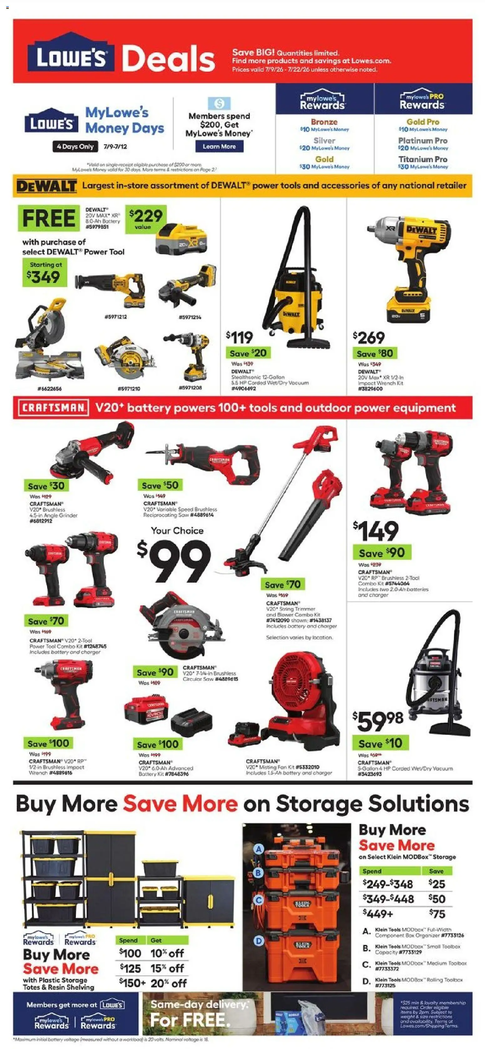 The new Lowe's flyer is now online. See all July offers on your mobile and save! | United States
