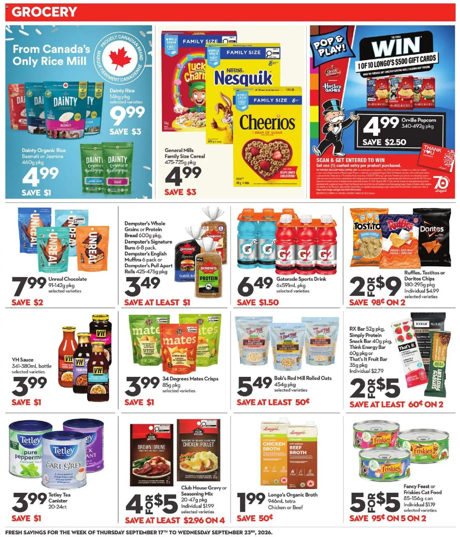 Longo`s weekly flyer / circulaire Flyer in Canada