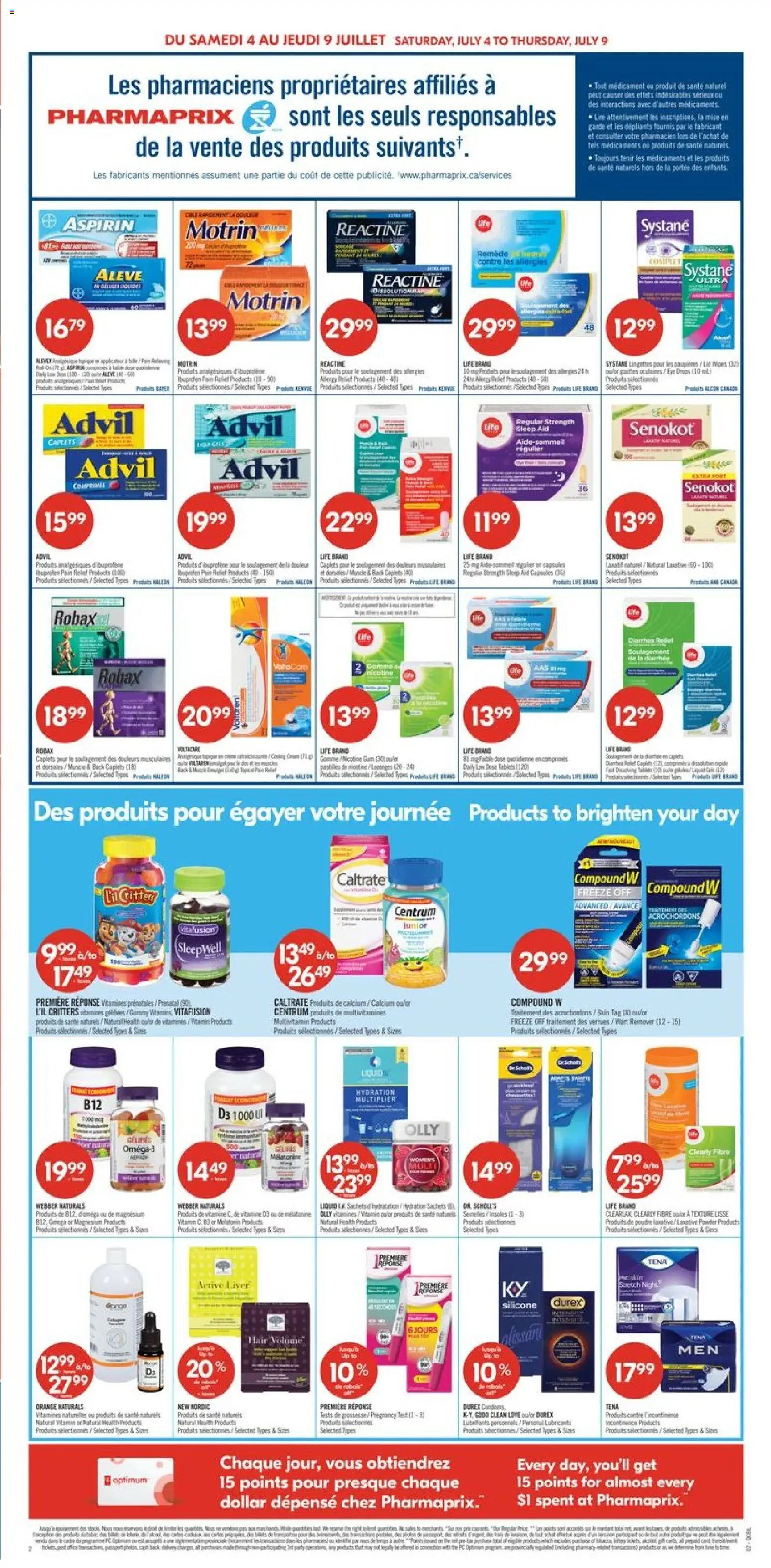 Pharmaprix Flyer from Jul 3, 2026 - Unlock Huge Savings | Canada