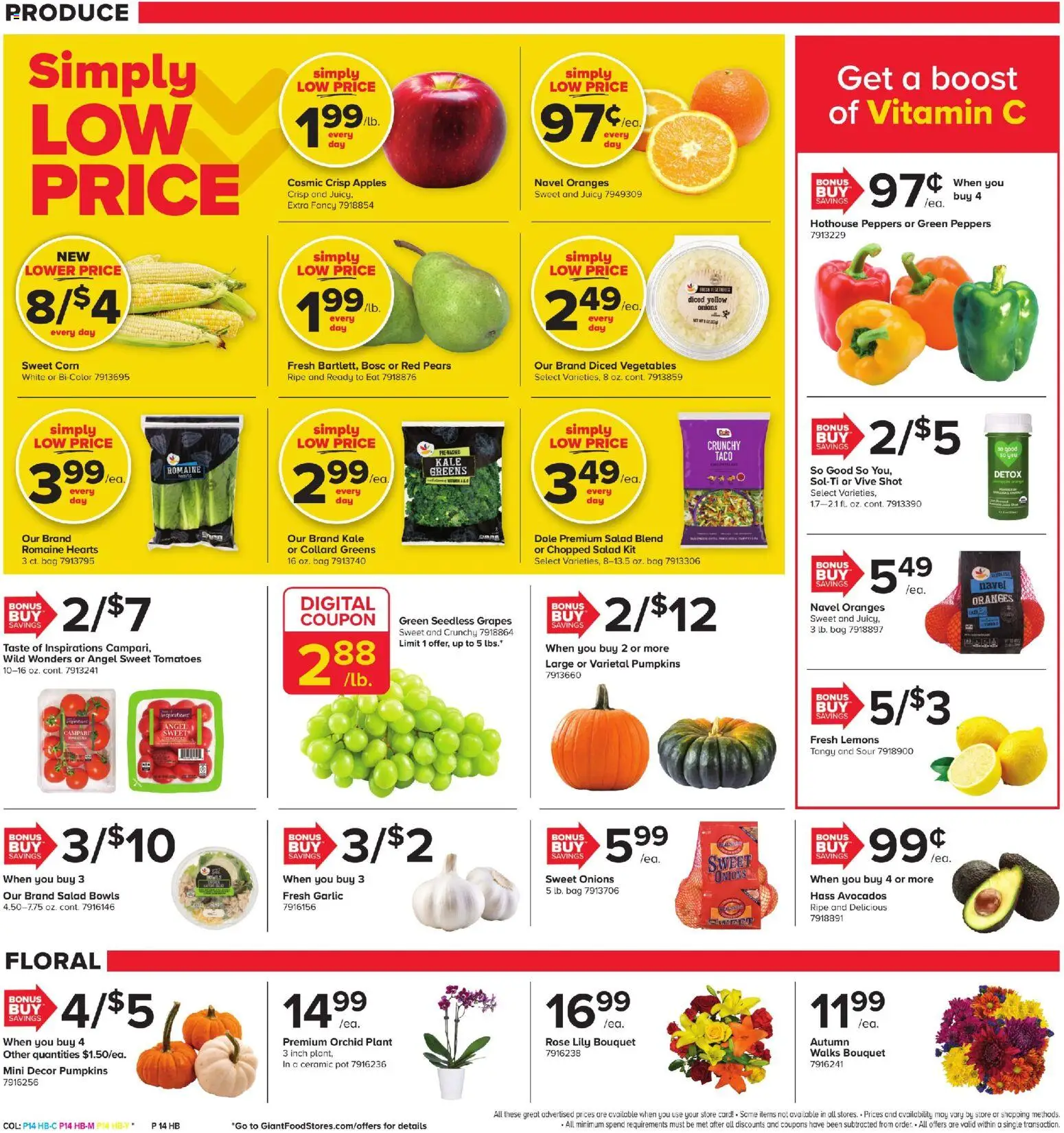 Giant Weekly Ad Weekly Ad in United States